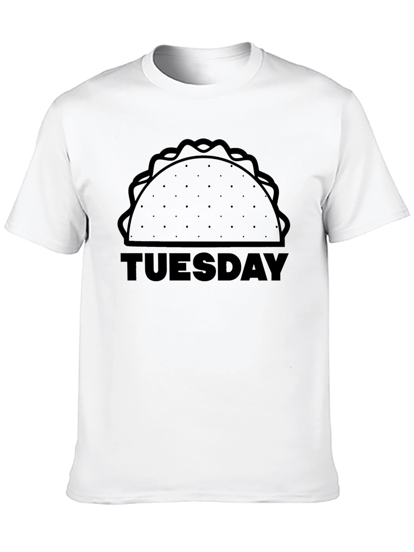 Taco Tuesday Graphic Tee - Mens Black T-Shirt