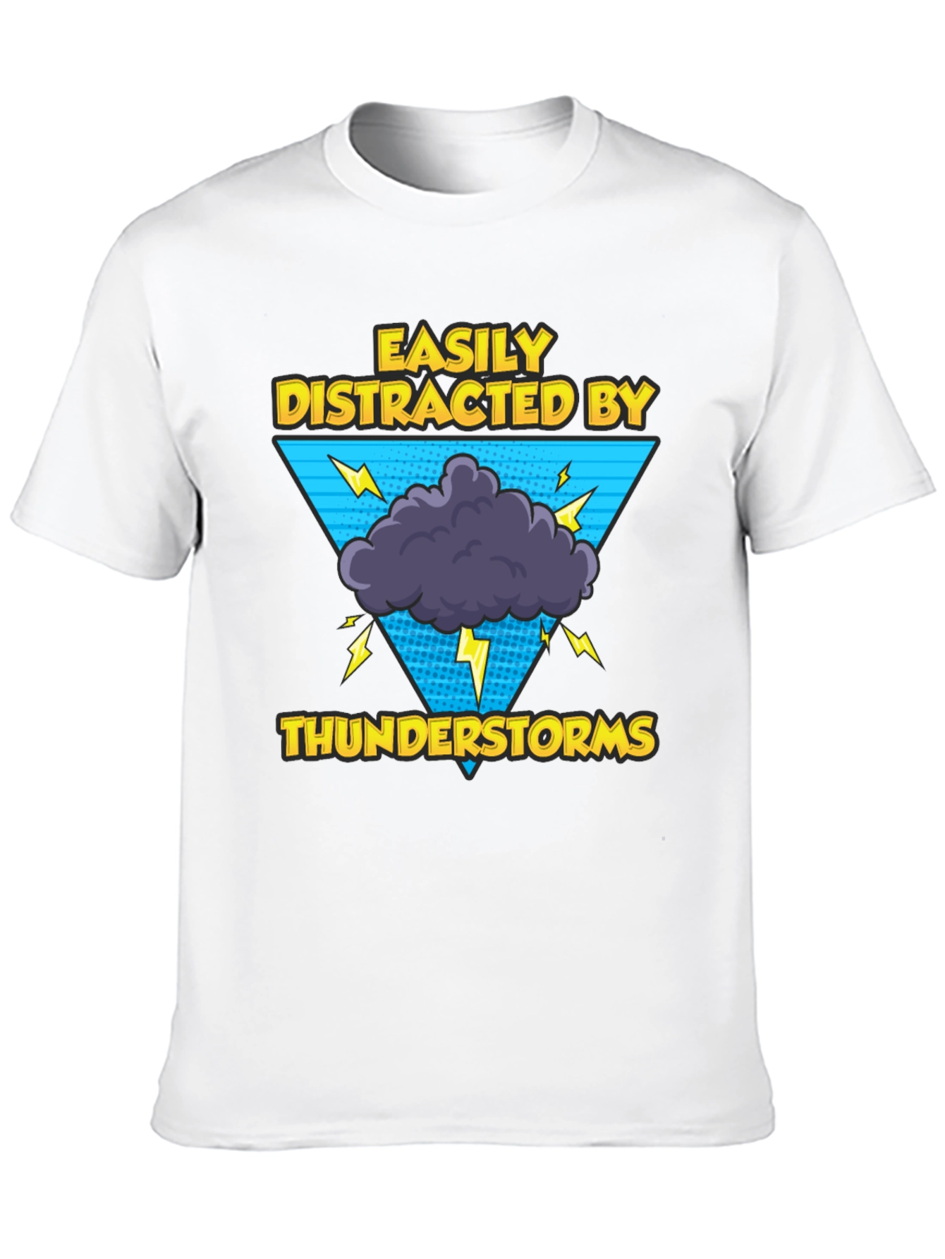 Easily Distracted by Thunderstorms Graphic Tee