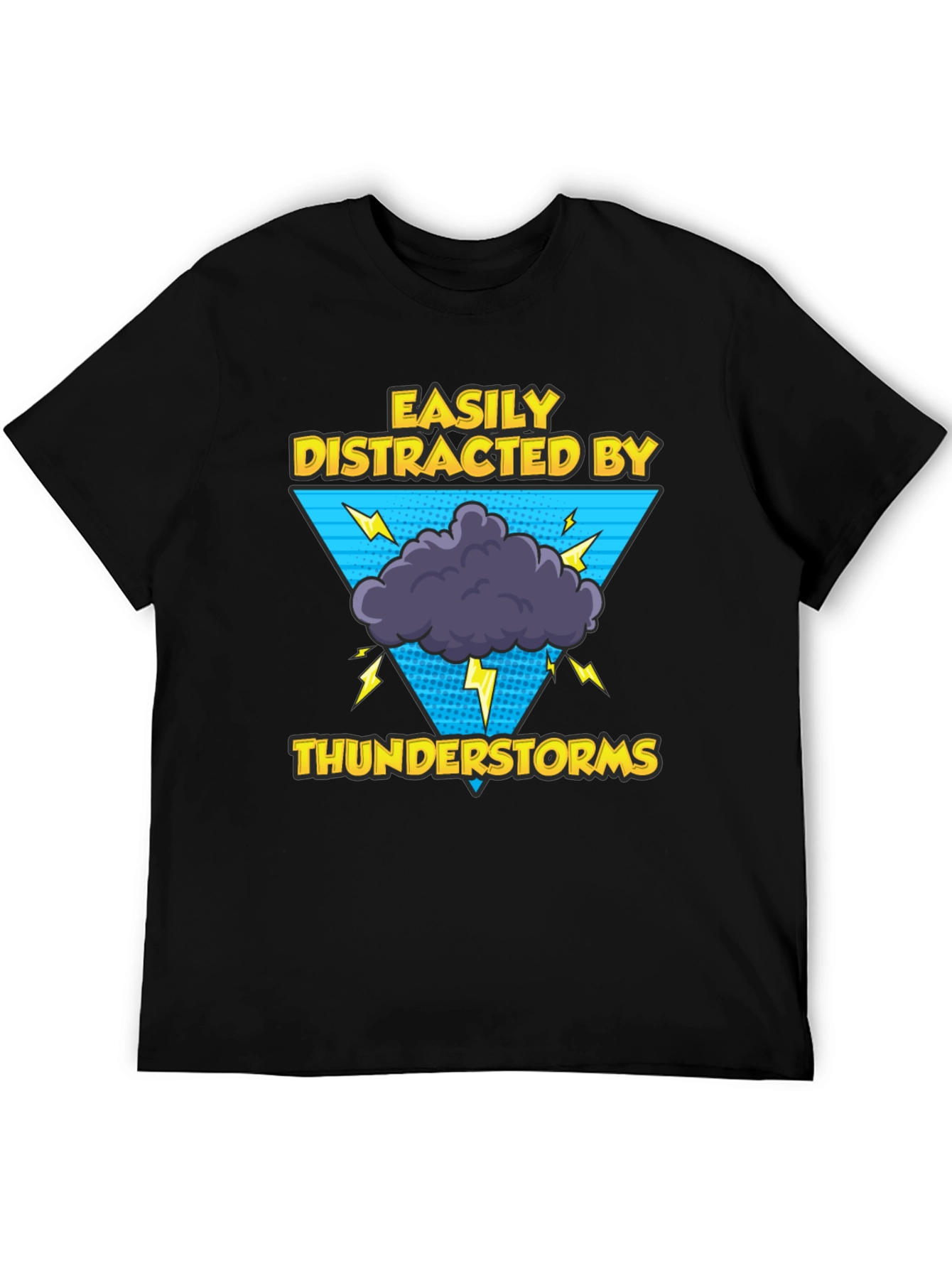 Easily Distracted by Thunderstorms Graphic Tee