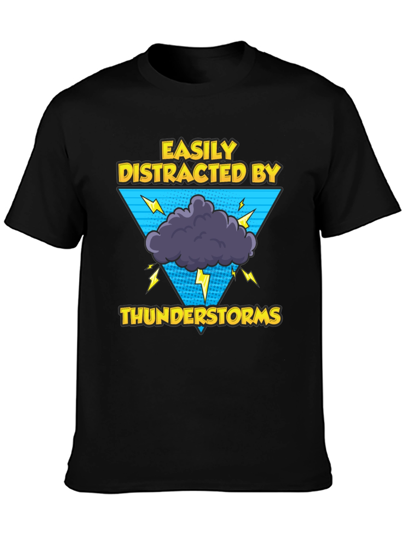 Easily Distracted by Thunderstorms Graphic Tee