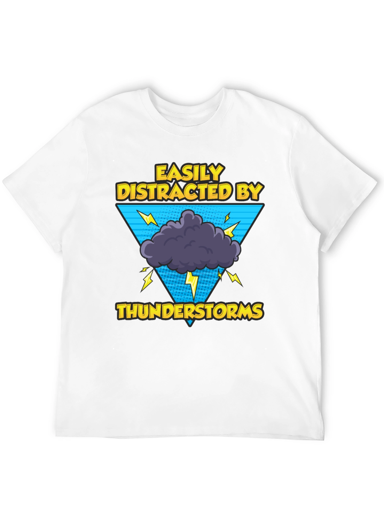 Easily Distracted by Thunderstorms Graphic Tee