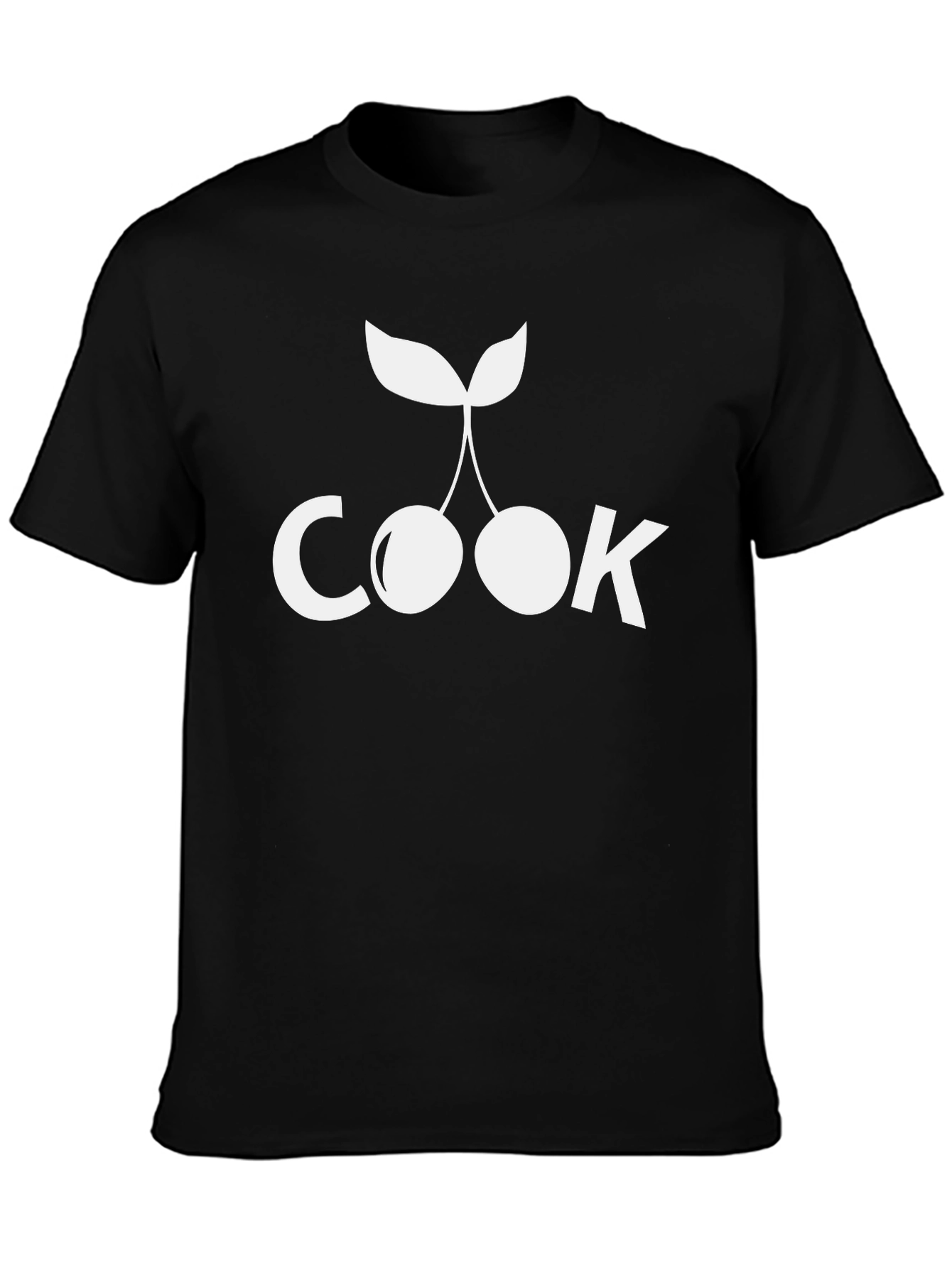 Cook Cherry T-Shirt - Black - Casual Comfort