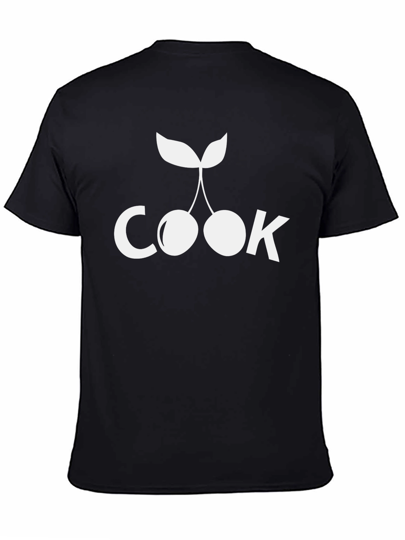 Cook Cherry T-Shirt - Black - Casual Comfort