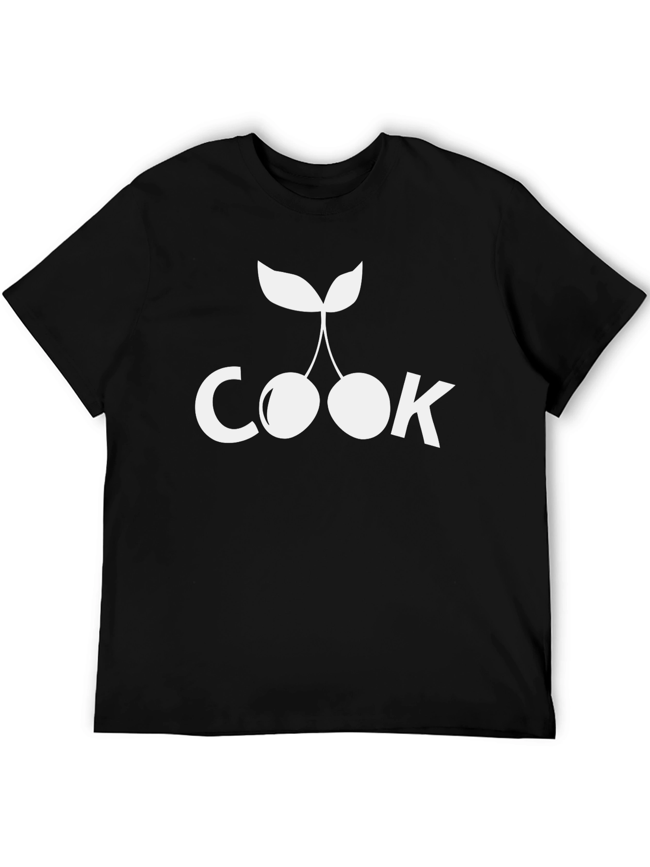 Cook Cherry T-Shirt - Black - Casual Comfort