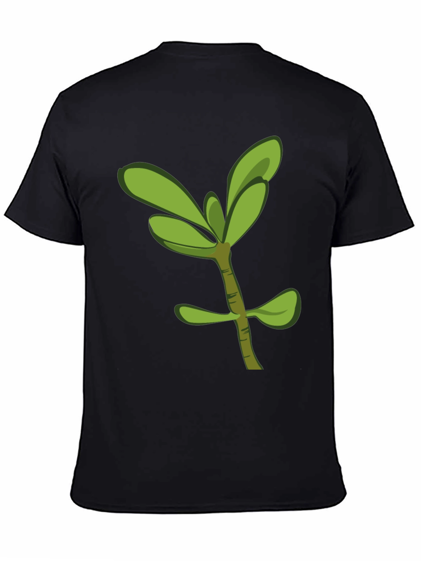 Green Sprout Graphic T-Shirt - Casual Style
