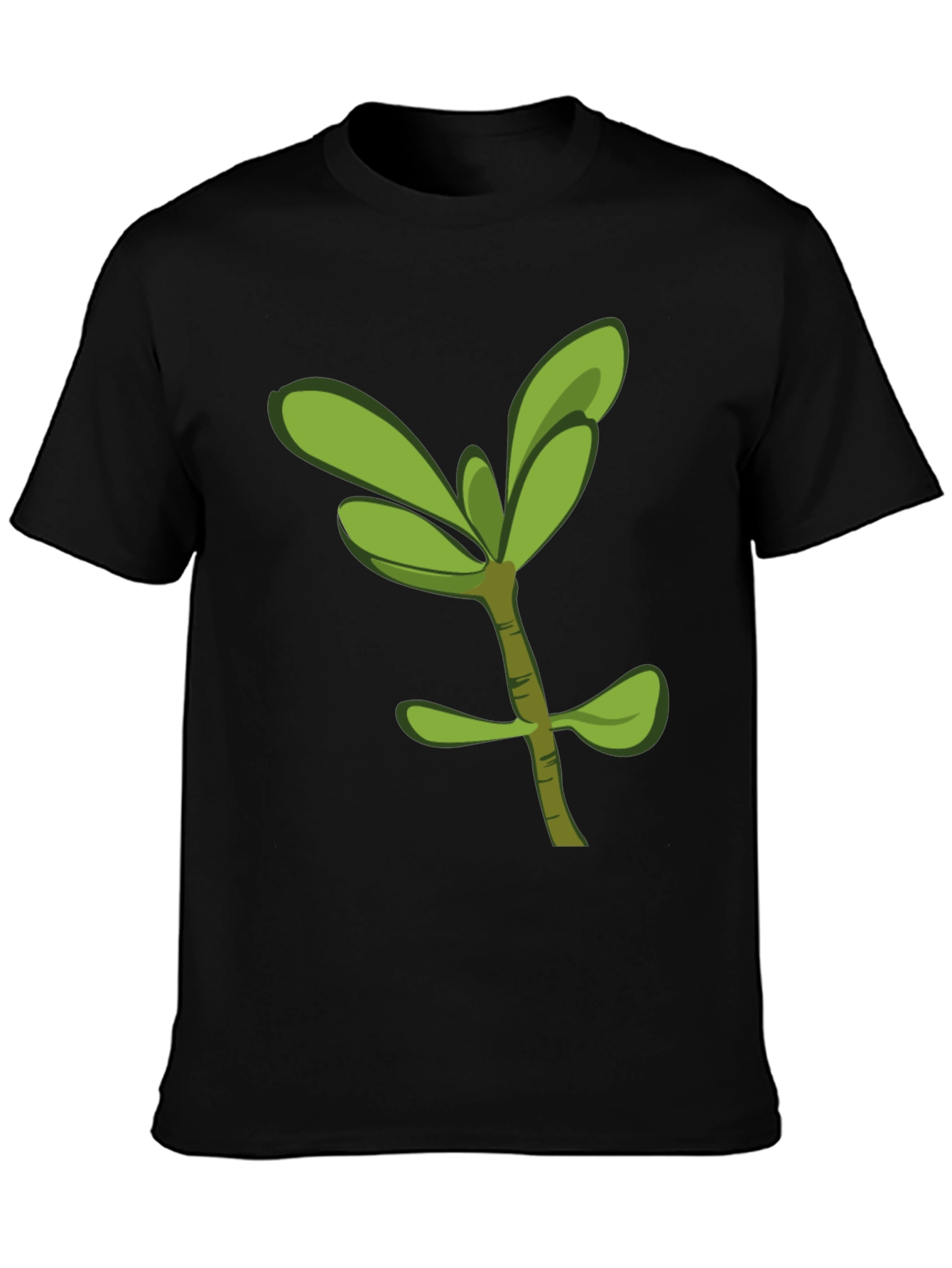 Green Sprout Graphic T-Shirt - Casual Style