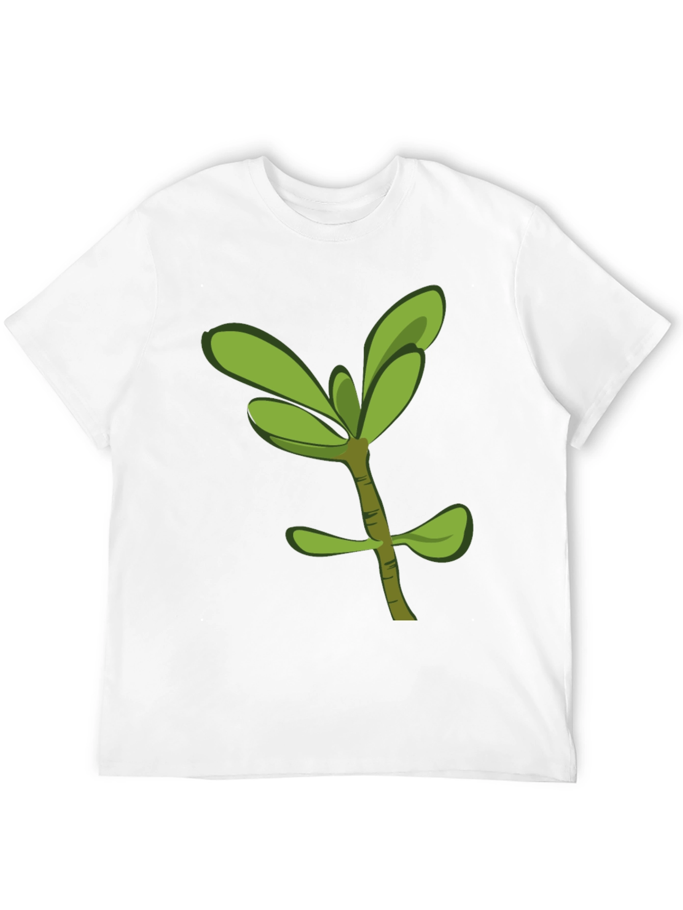 Green Sprout Graphic T-Shirt - Casual Style