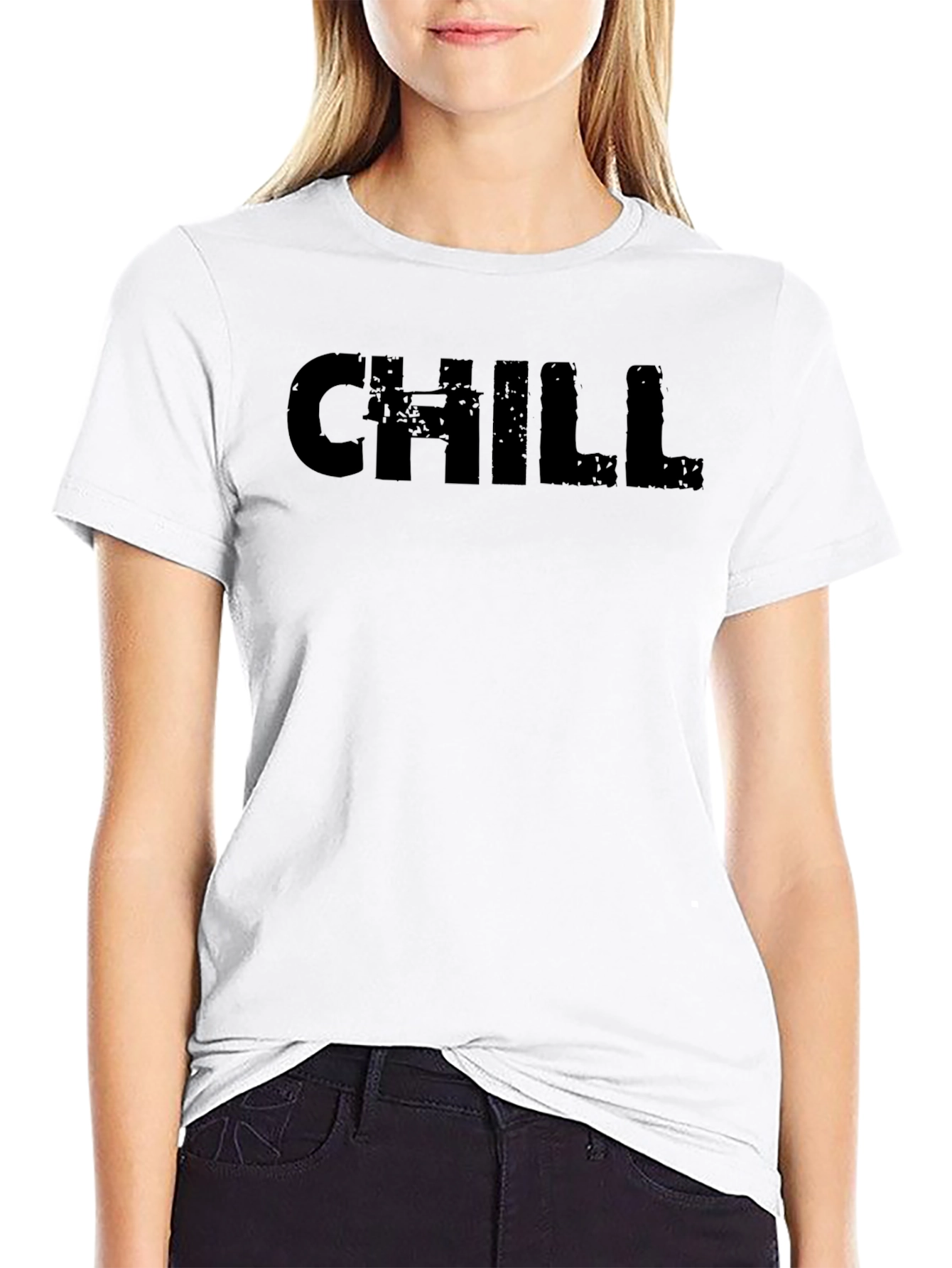 Relaxed Fit Chill Graphic Tee