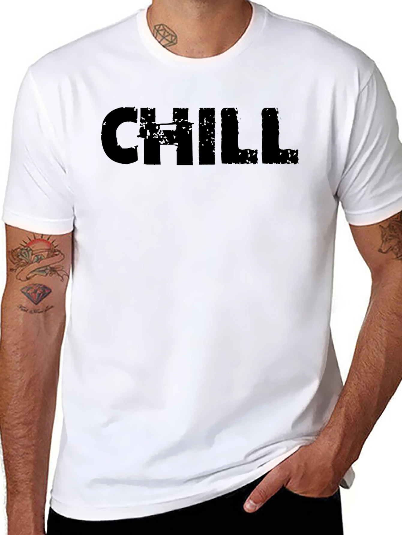 Relaxed Fit Chill Graphic Tee