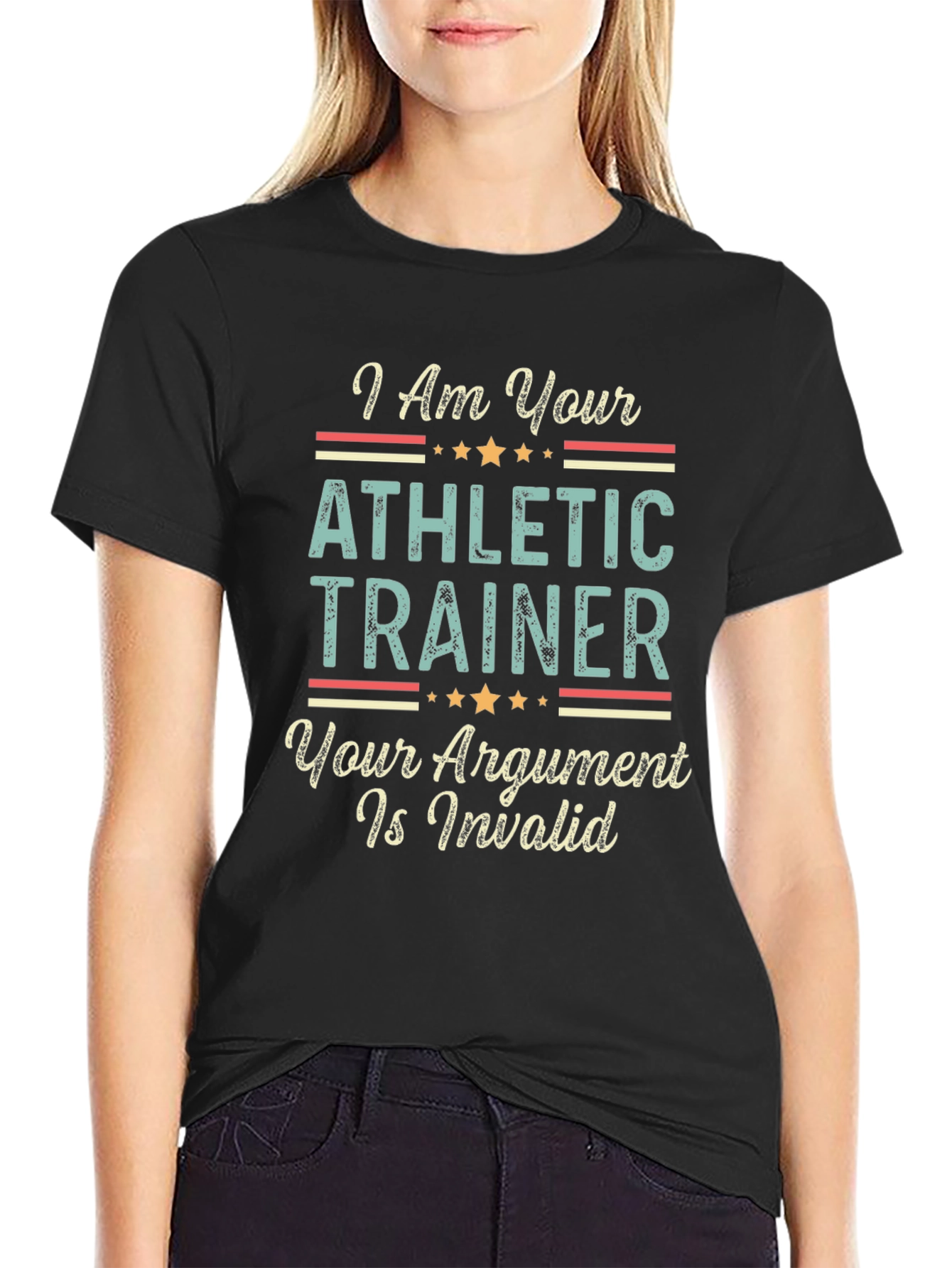 Athletic Trainer T-Shirt - Argument Invalid Funny Tee