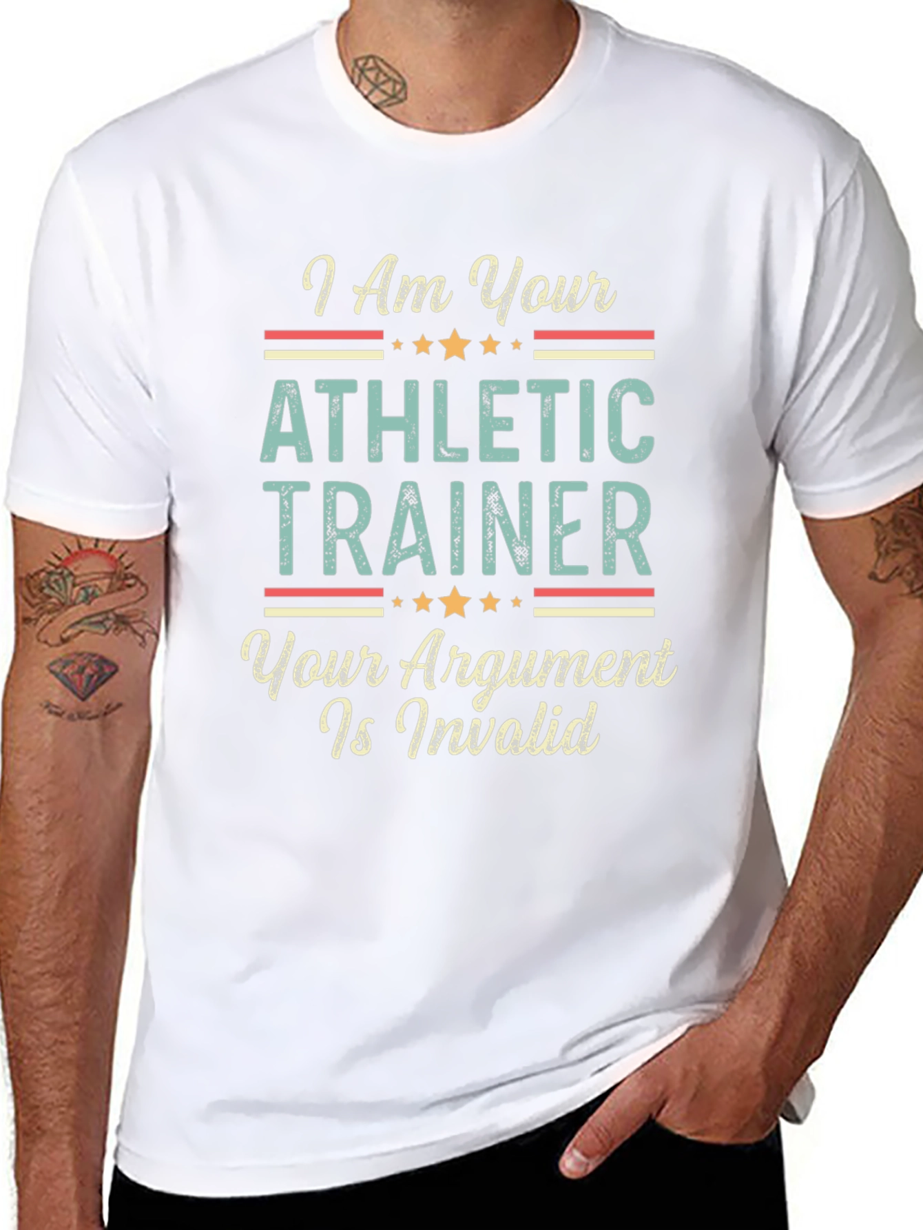 Athletic Trainer T-Shirt - Argument Invalid Funny Tee