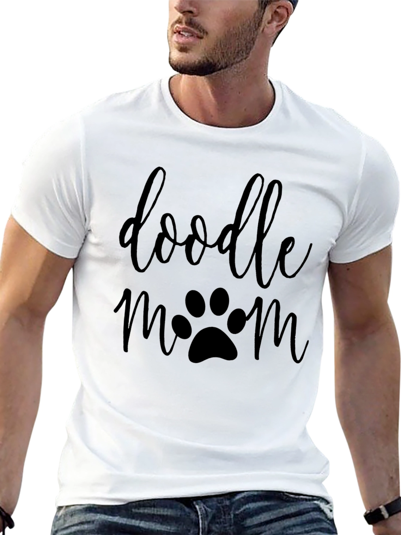 Doodle Mom Black T-Shirt - Dog Lover Tee