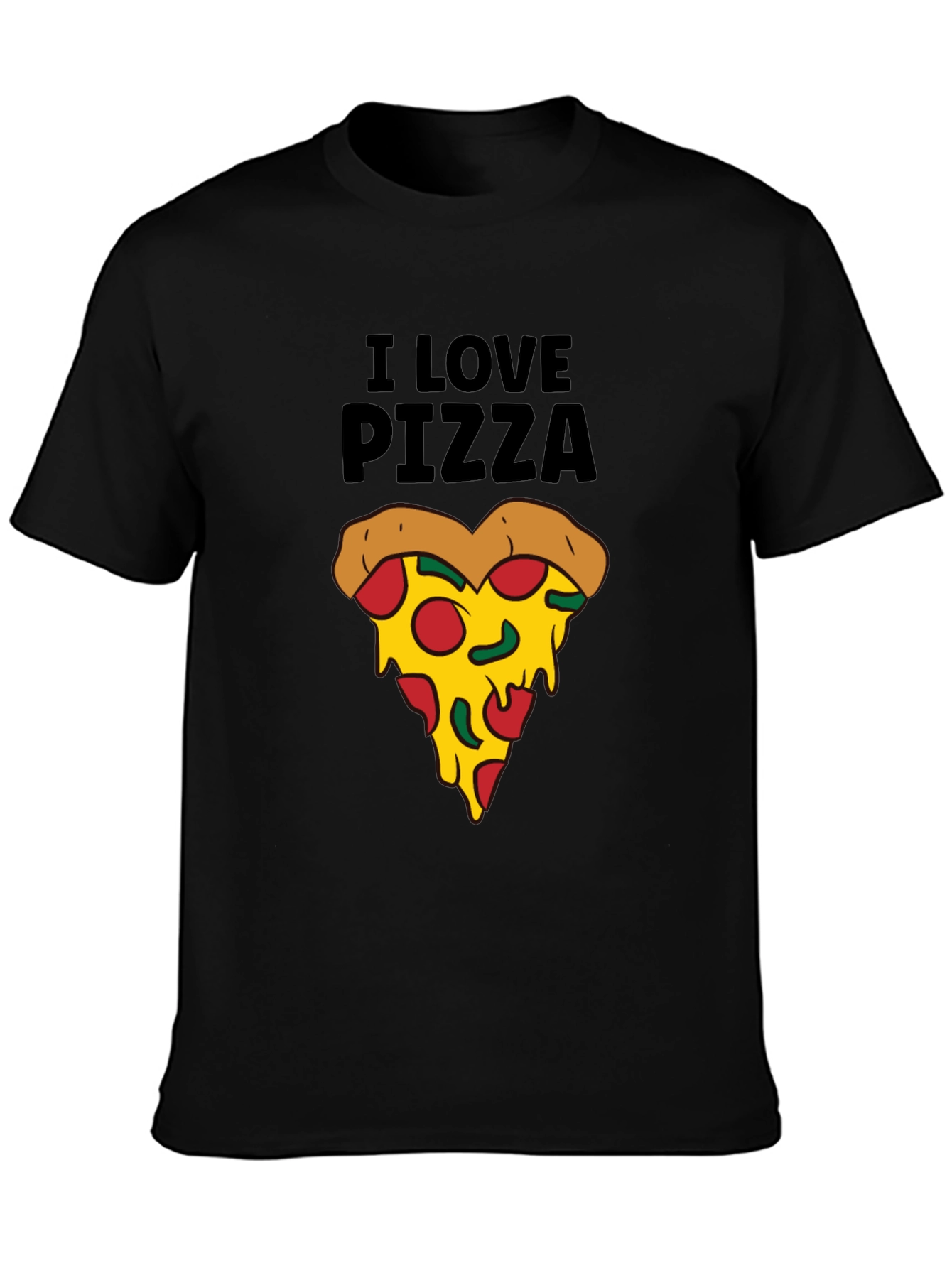 I Love Pizza T-Shirt - Funny Pizza Slice Tee