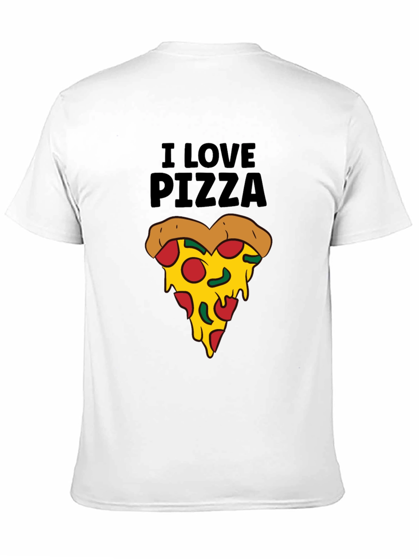 I Love Pizza T-Shirt - Funny Pizza Slice Tee