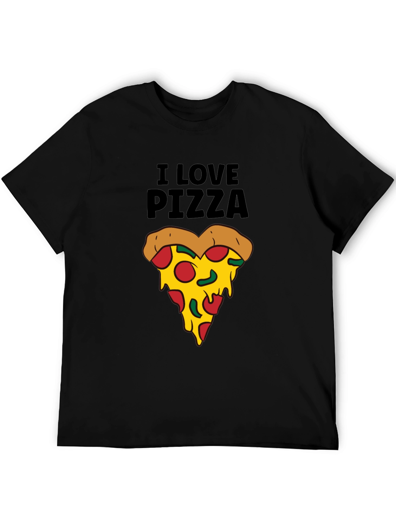 I Love Pizza T-Shirt - Funny Pizza Slice Tee