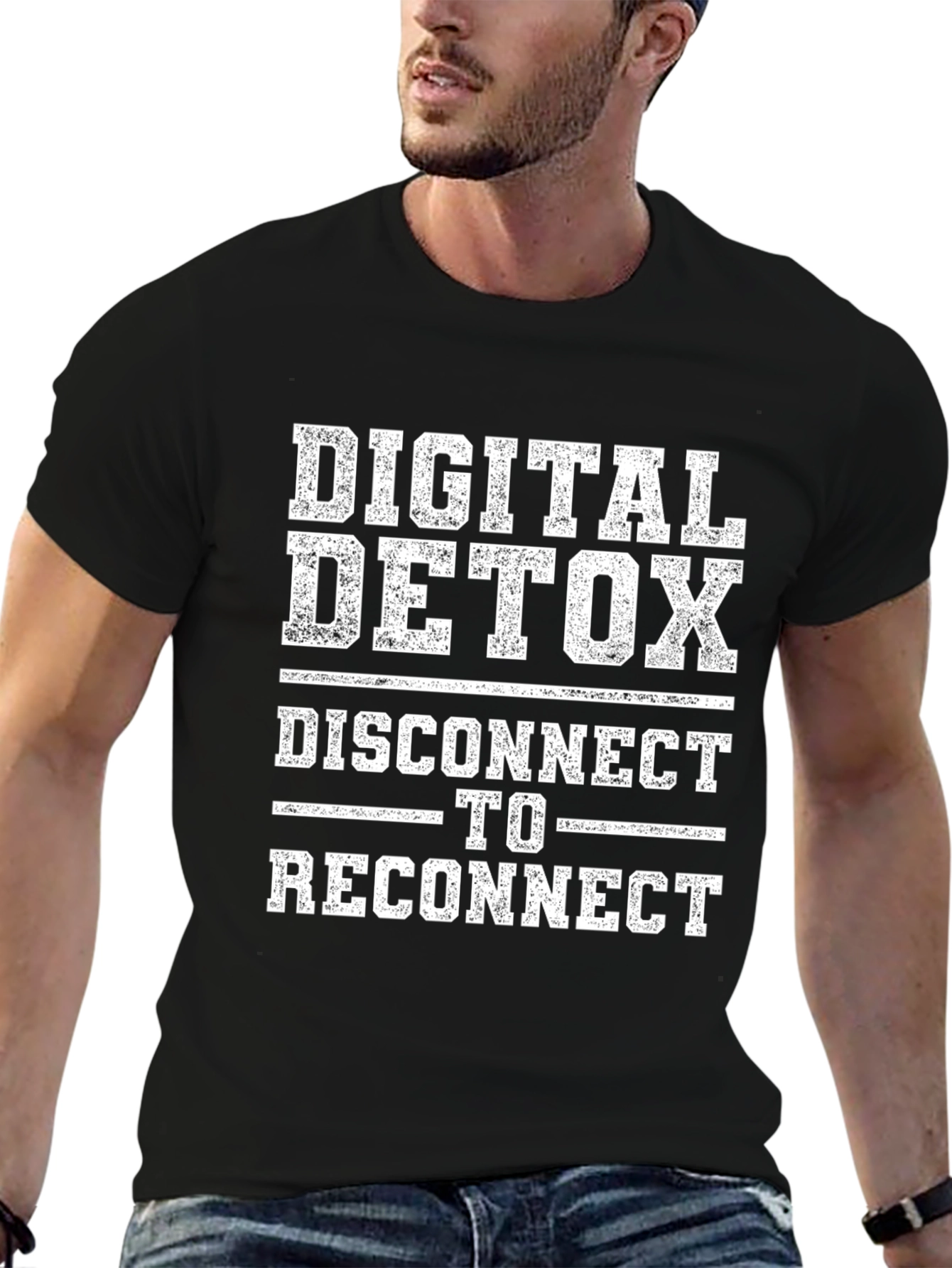 Digital Detox Graphic Tee - Disconnect to Reconnect