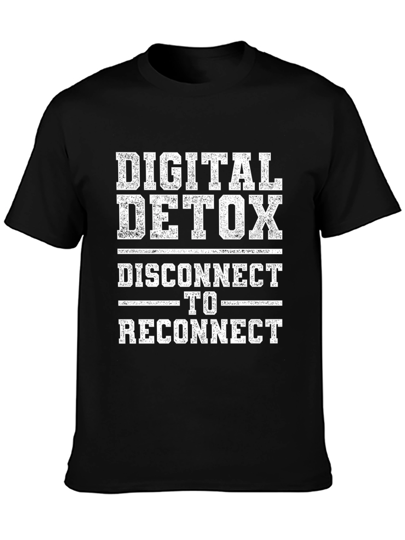 Digital Detox Graphic Tee - Disconnect to Reconnect