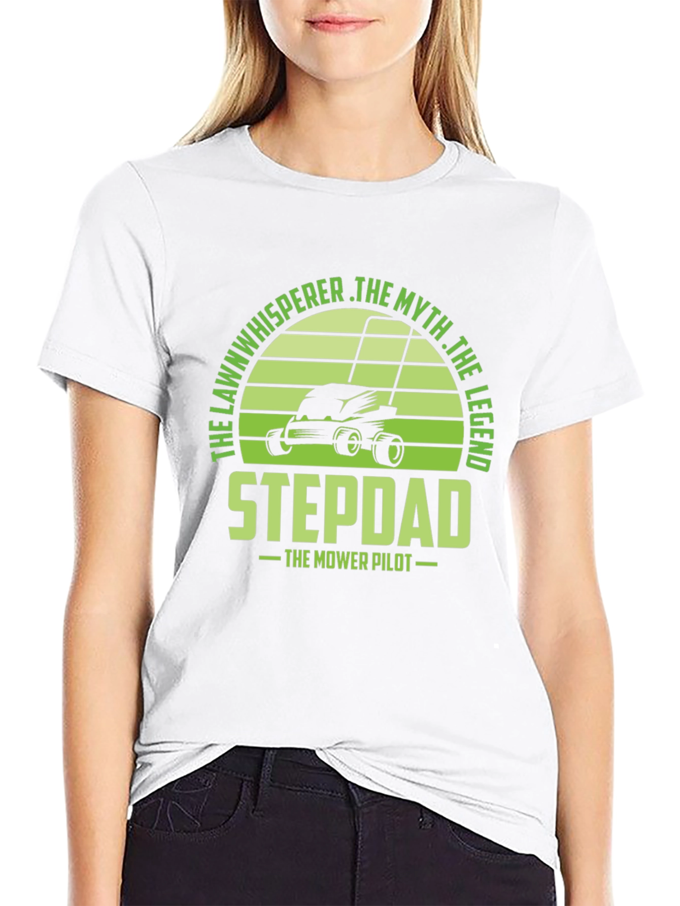 Stepdad The Mower Pilot Graphic Tee