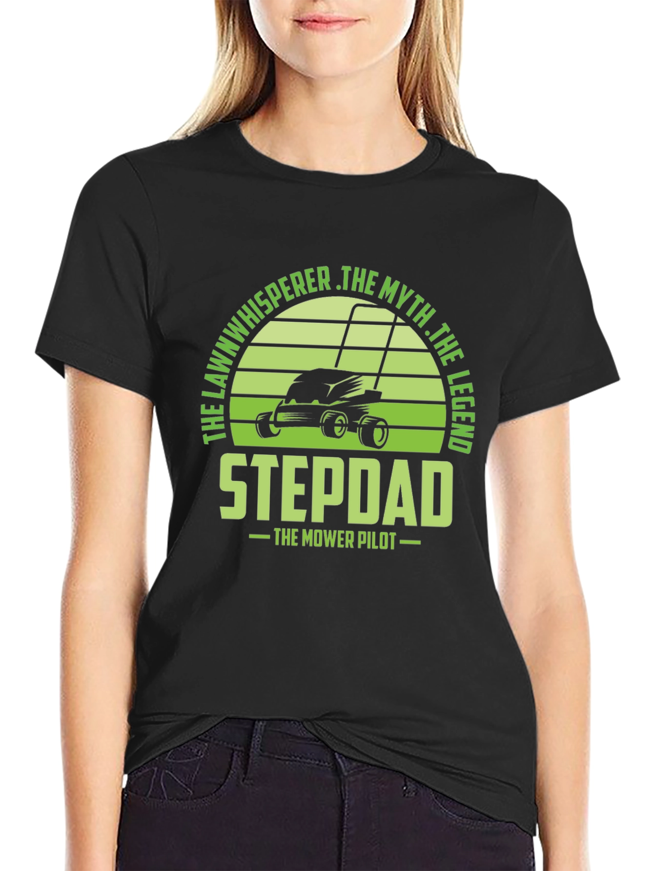 Stepdad The Mower Pilot Graphic Tee