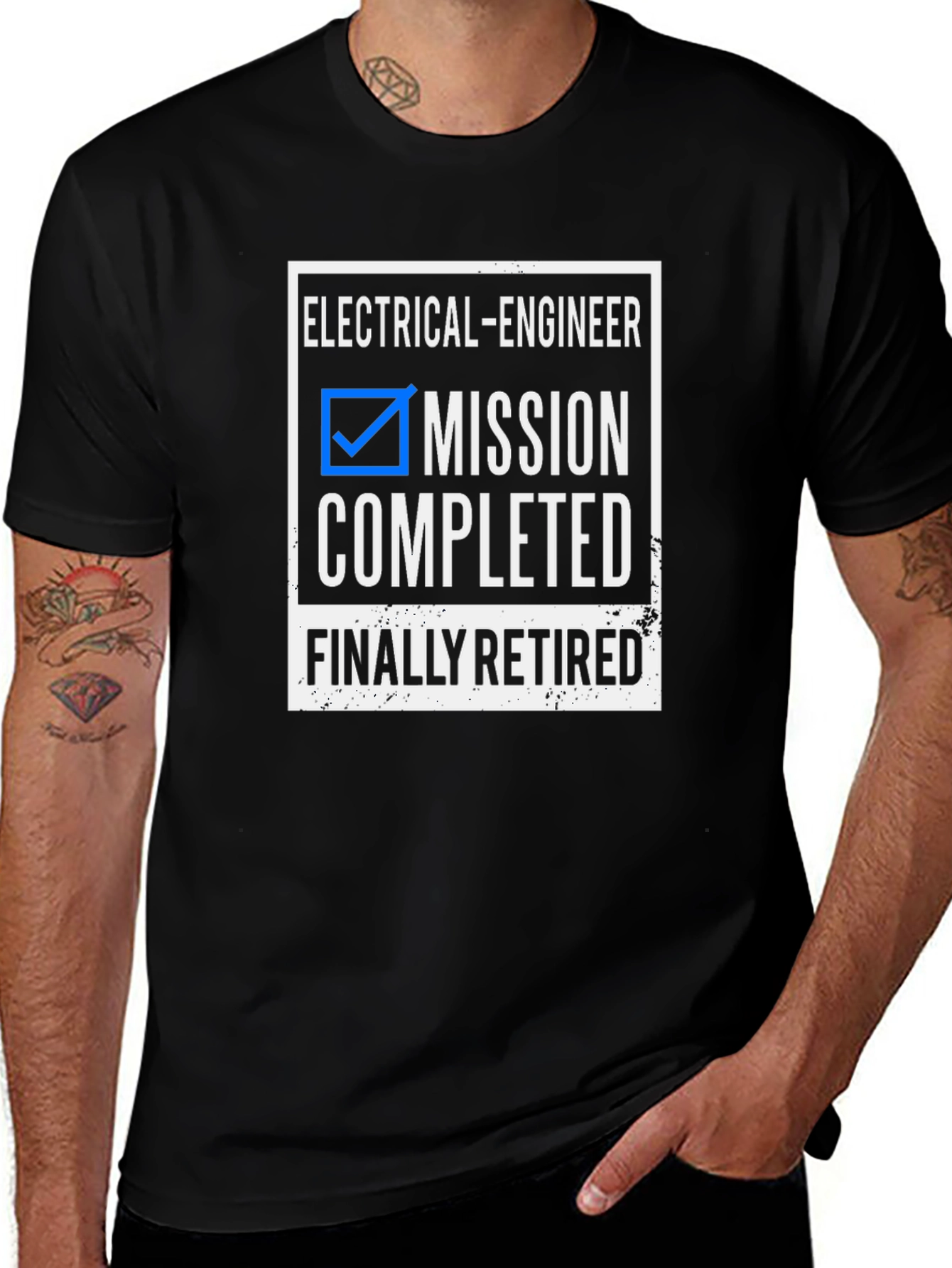Electrical Engineer Retired Mission Completed T-Shirt