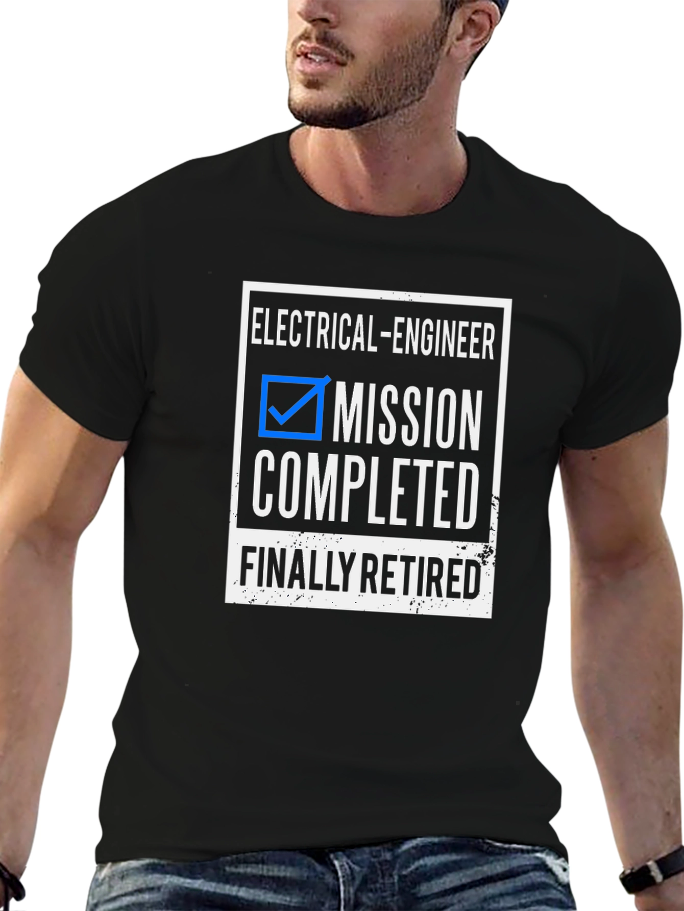 Electrical Engineer Retired Mission Completed T-Shirt