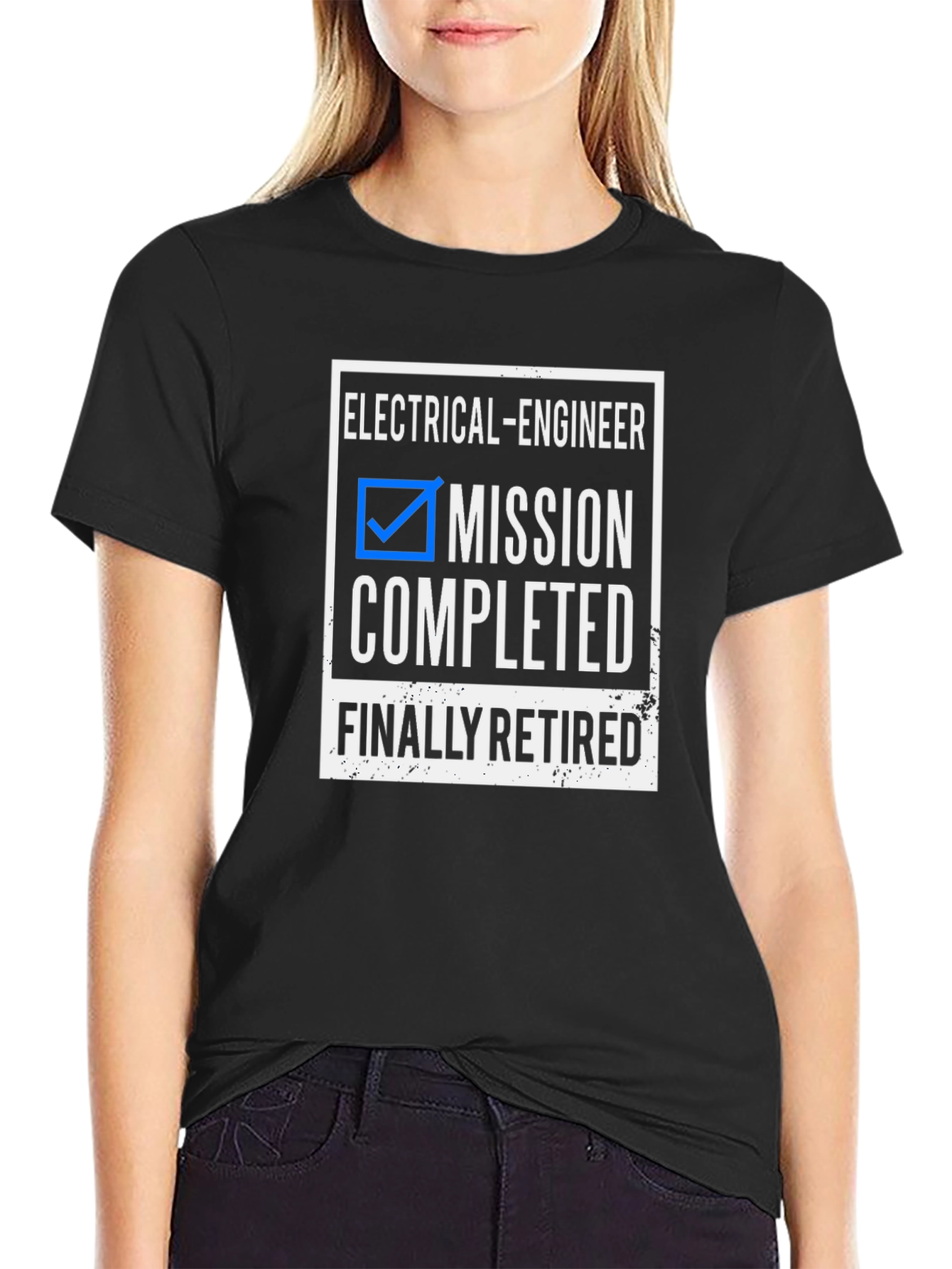 Electrical Engineer Retired Mission Completed T-Shirt