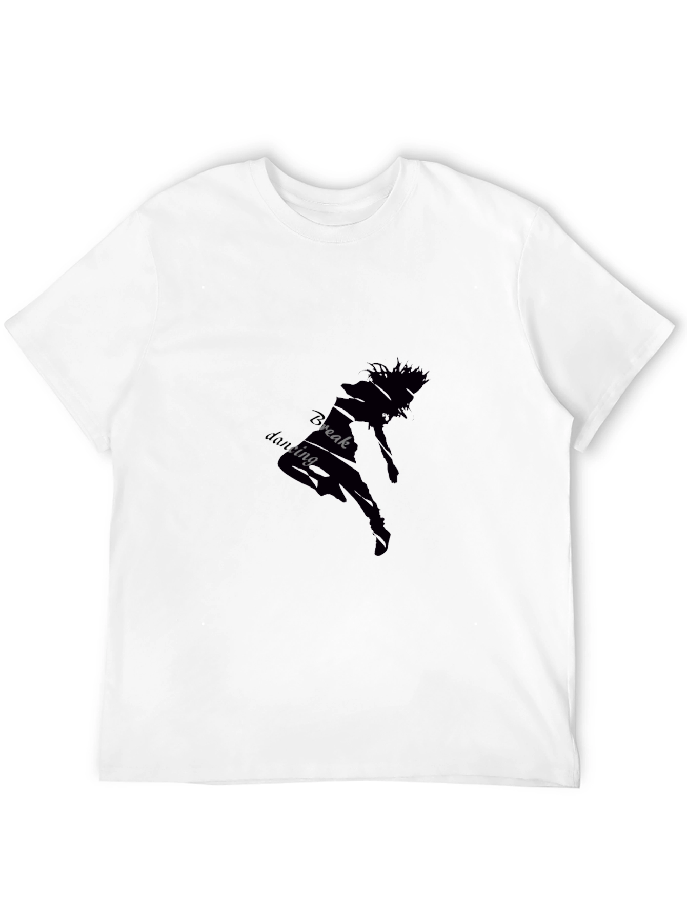 Breakdancing Graphic Black Tee
