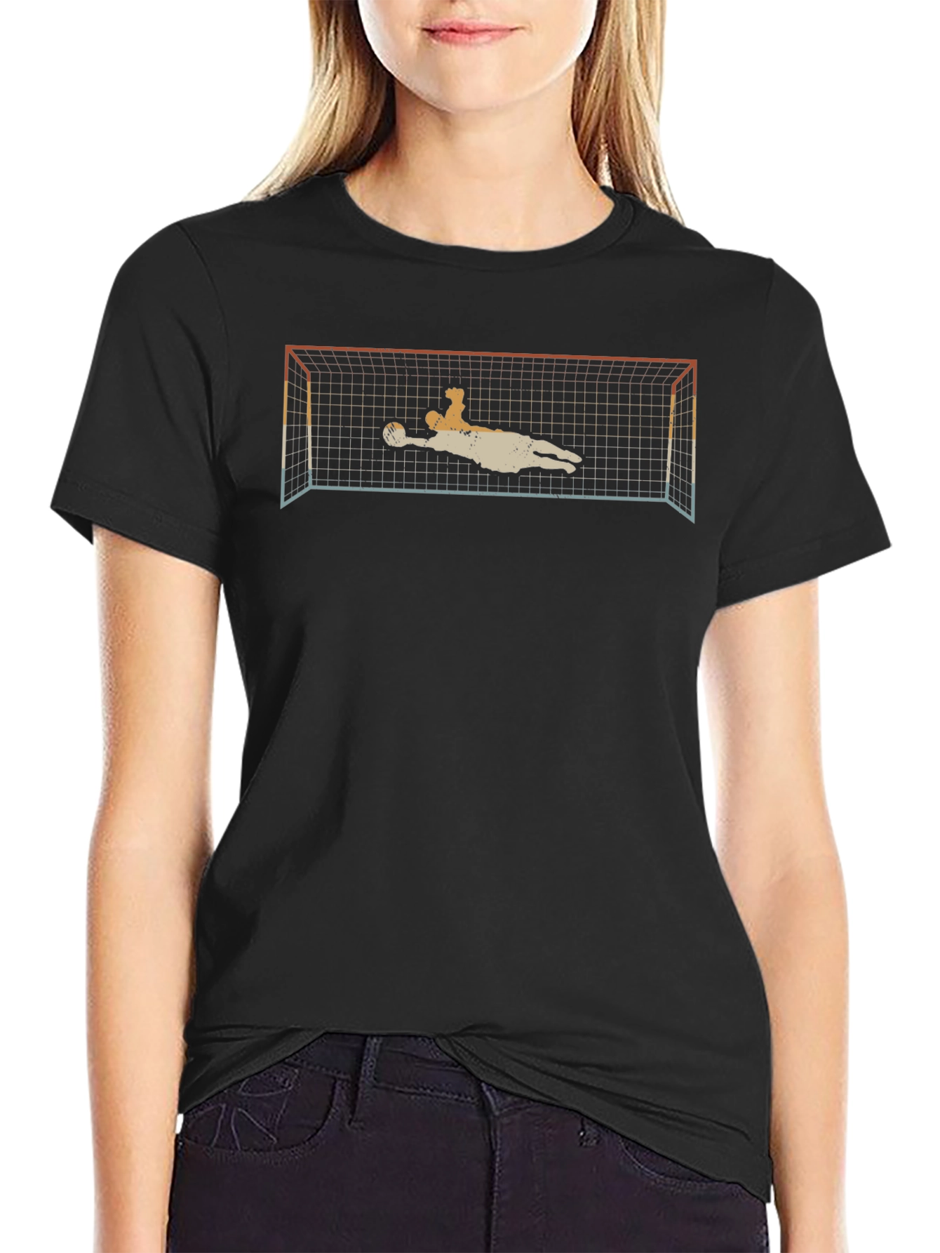 Retro Soccer Goalie Graphic Tee
