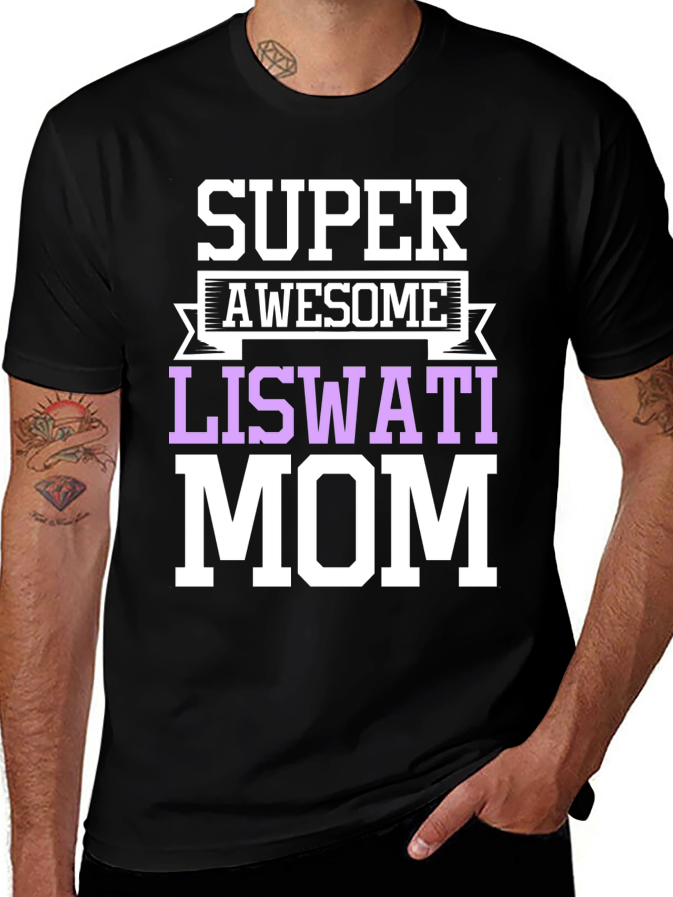 Super Awesome Liswati Mom Graphic Tee
