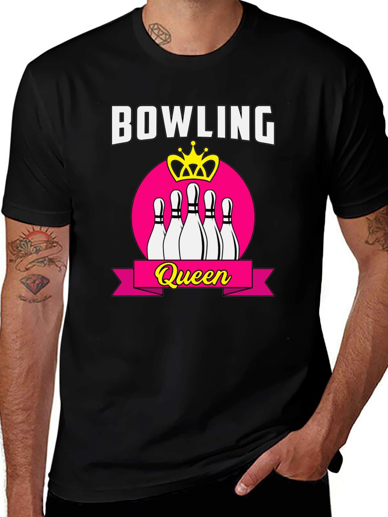 Bowling Queen Graphic T-Shirt
