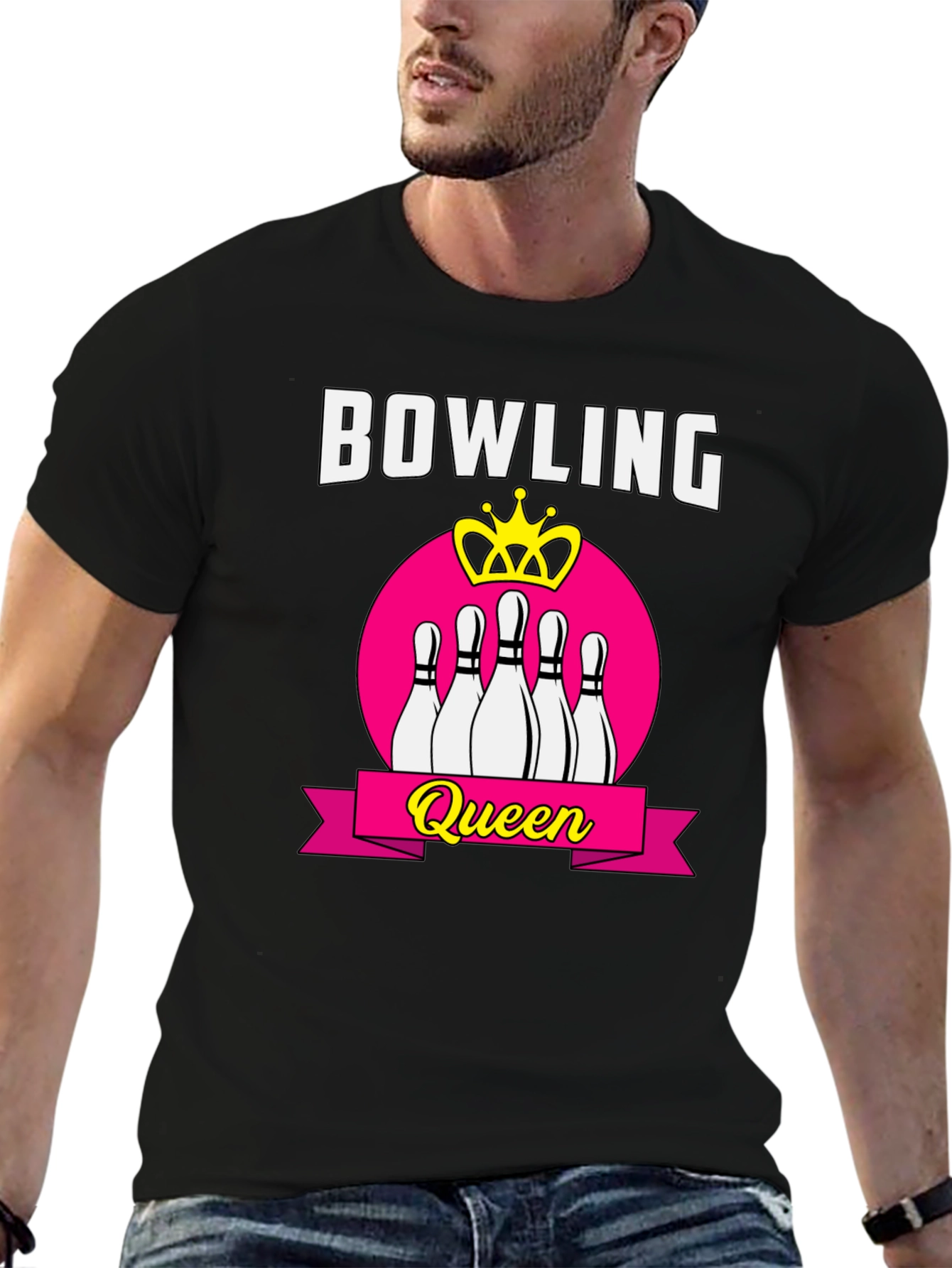 Bowling Queen Graphic T-Shirt