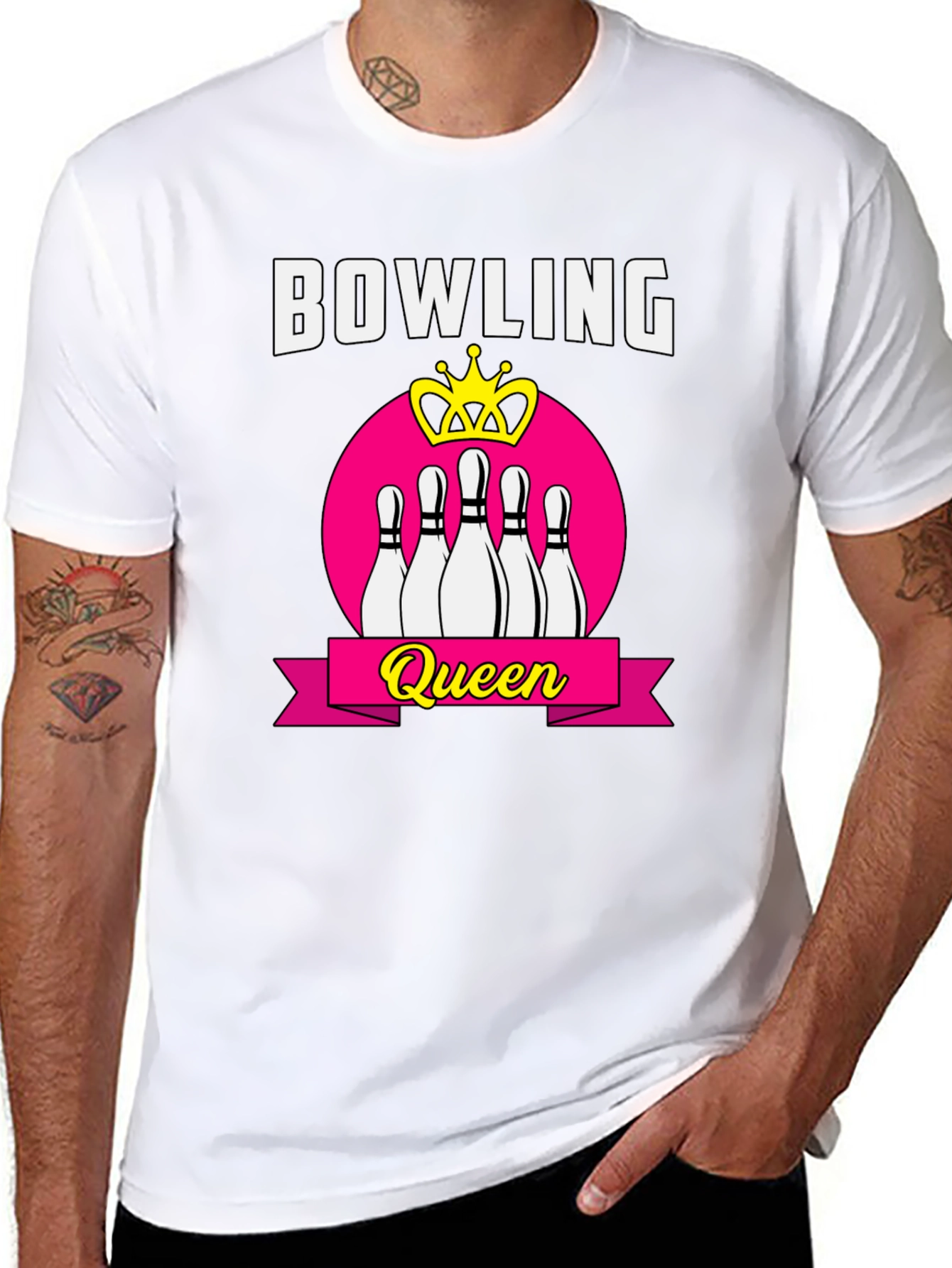 Bowling Queen Graphic T-Shirt