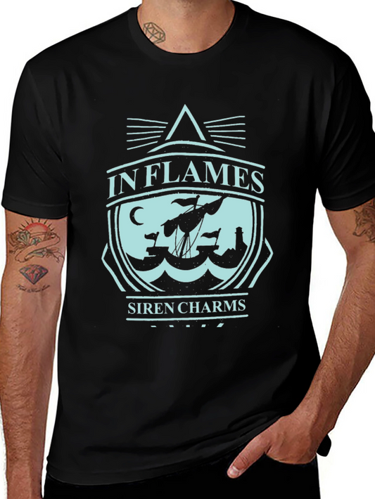 In Flames Siren Charms Black T-Shirt - Band Merch