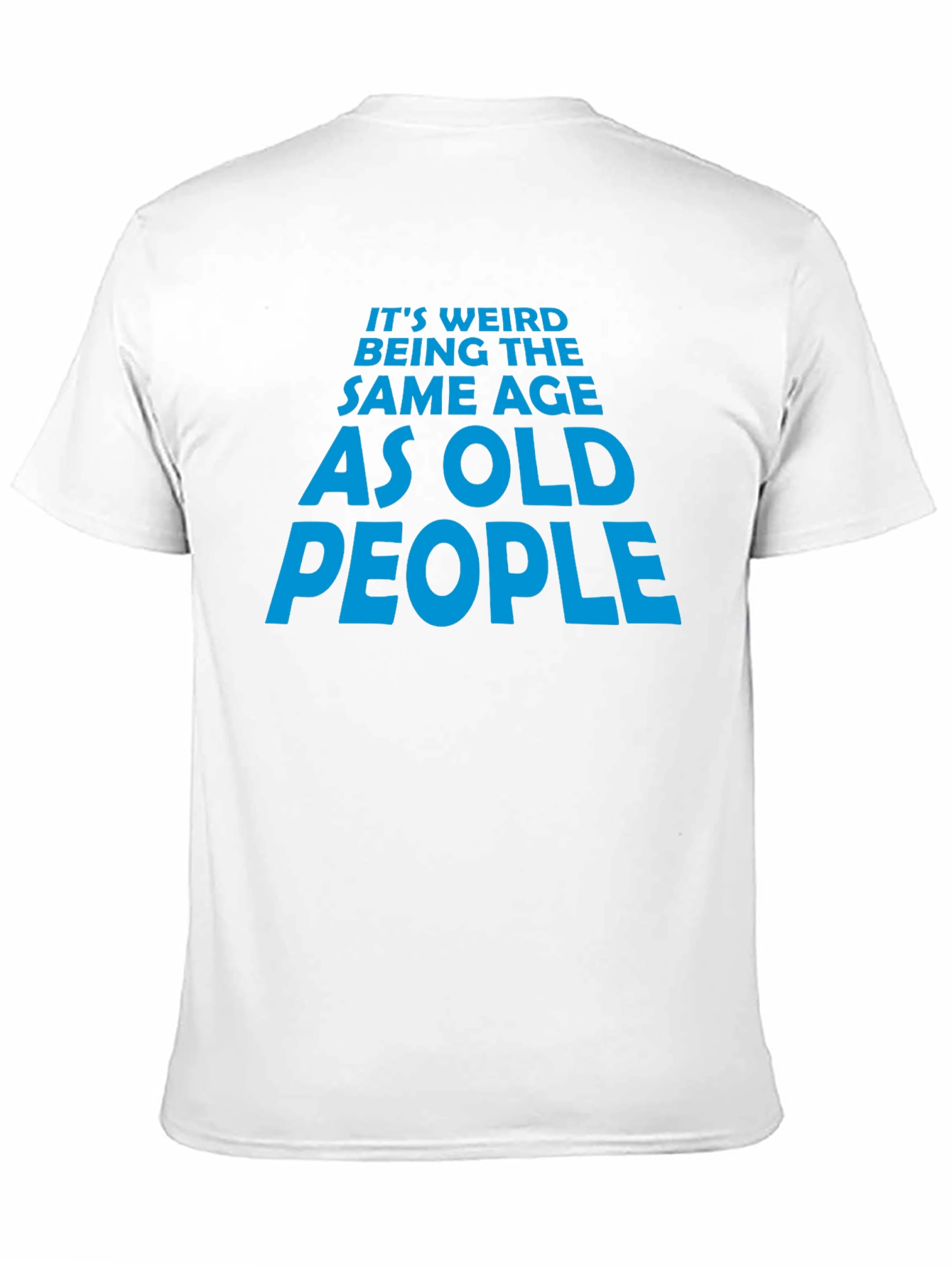 Funny Old People Graphic Tee - Black Cotton T-Shirt