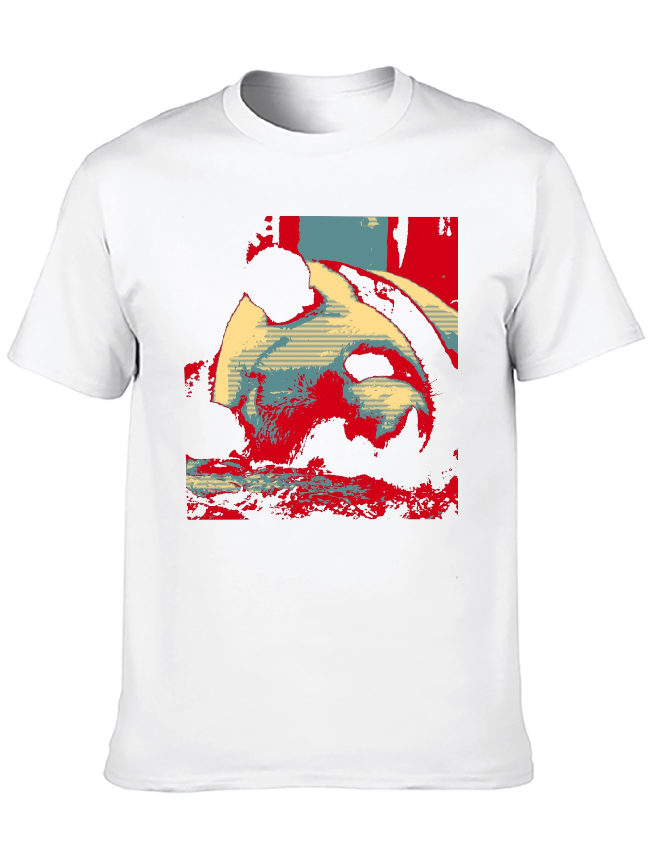 Panda Graphic Print T-Shirt
