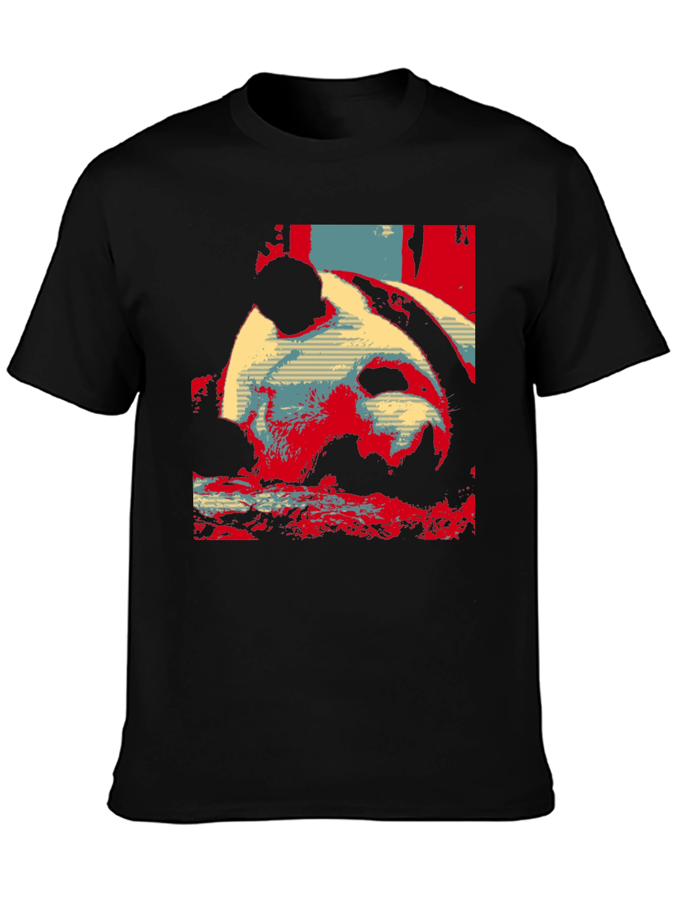 Panda Graphic Print T-Shirt