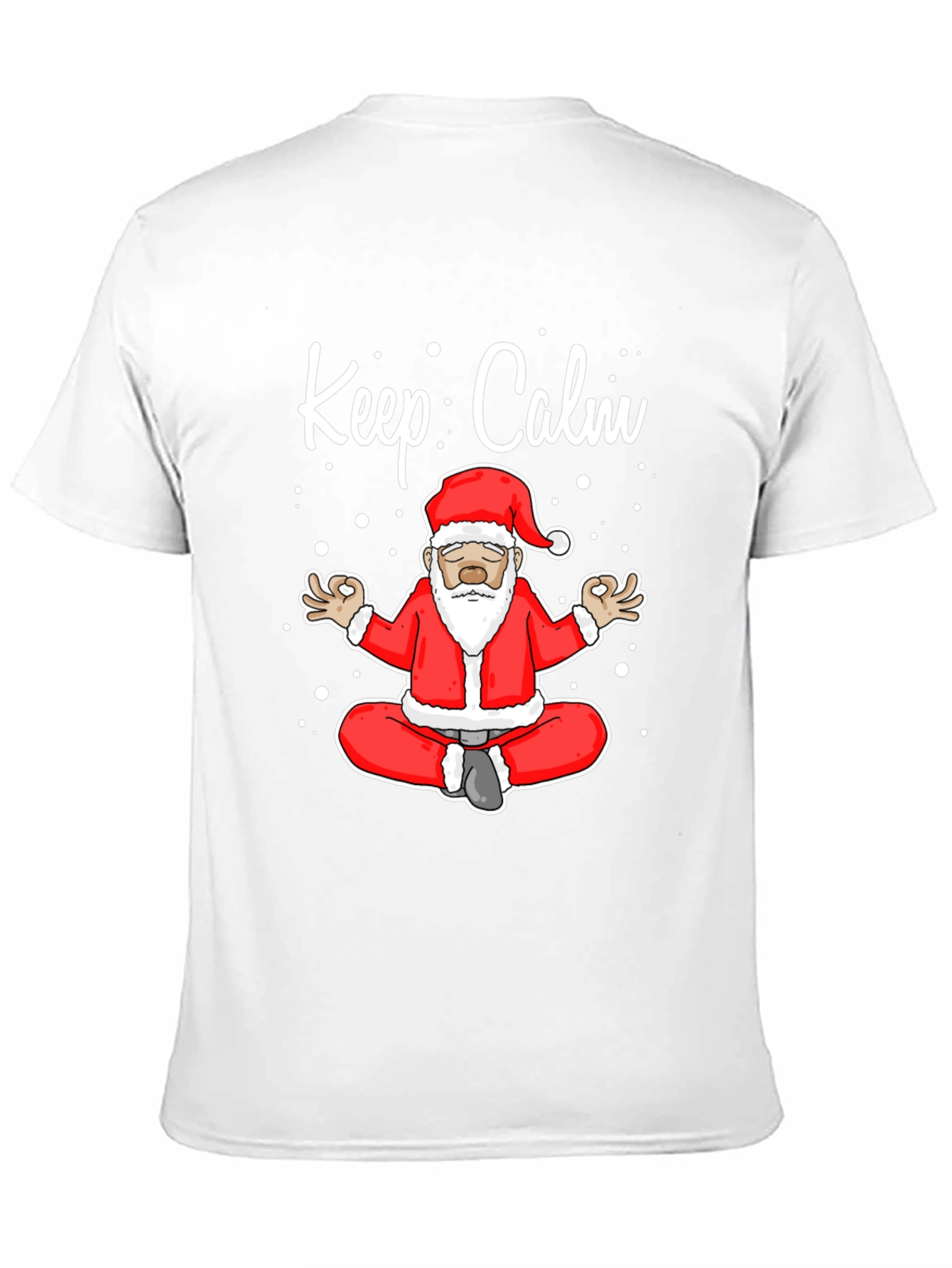 Keep Calm Santa Meditation T-Shirt