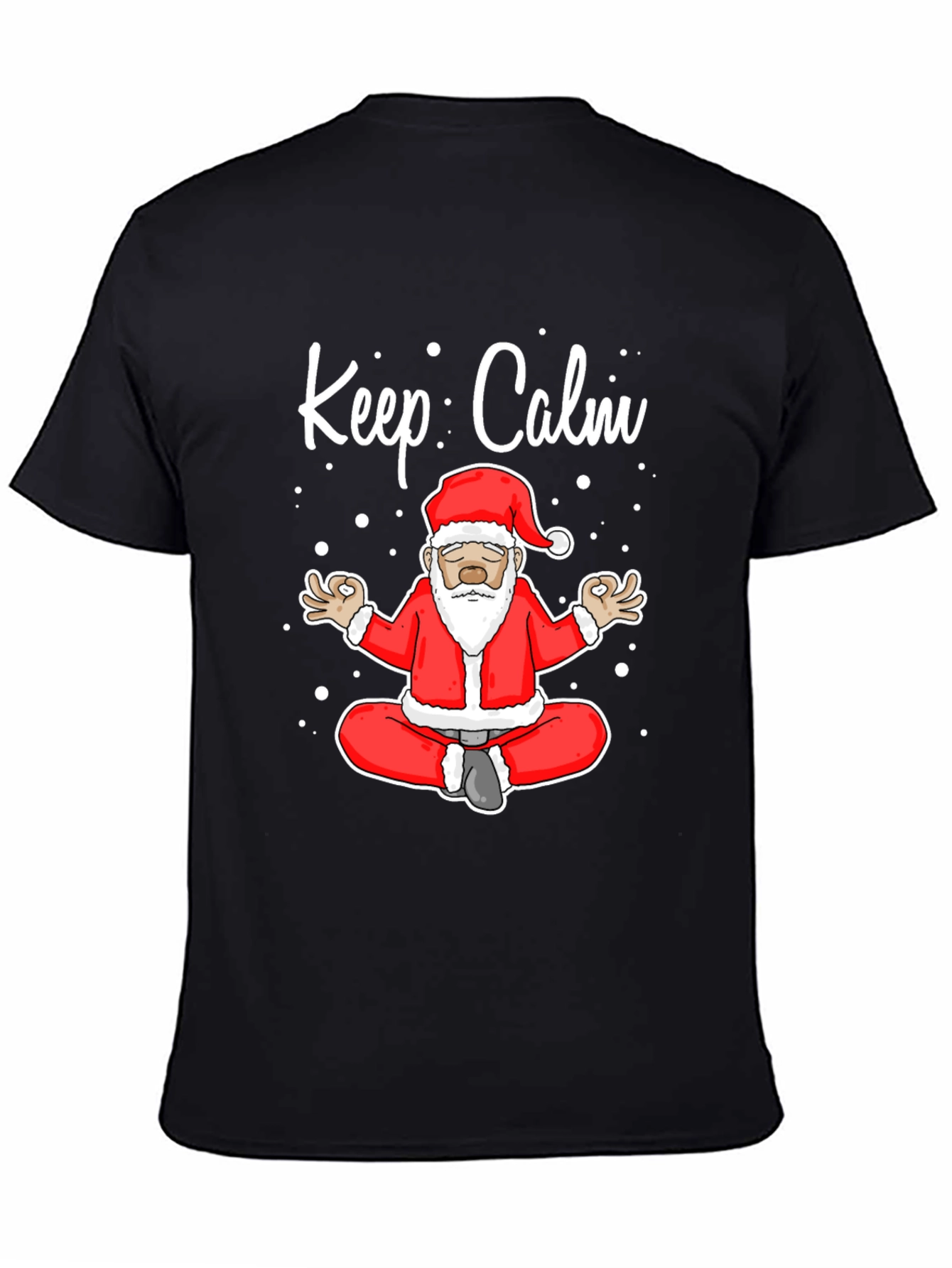 Keep Calm Santa Meditation T-Shirt