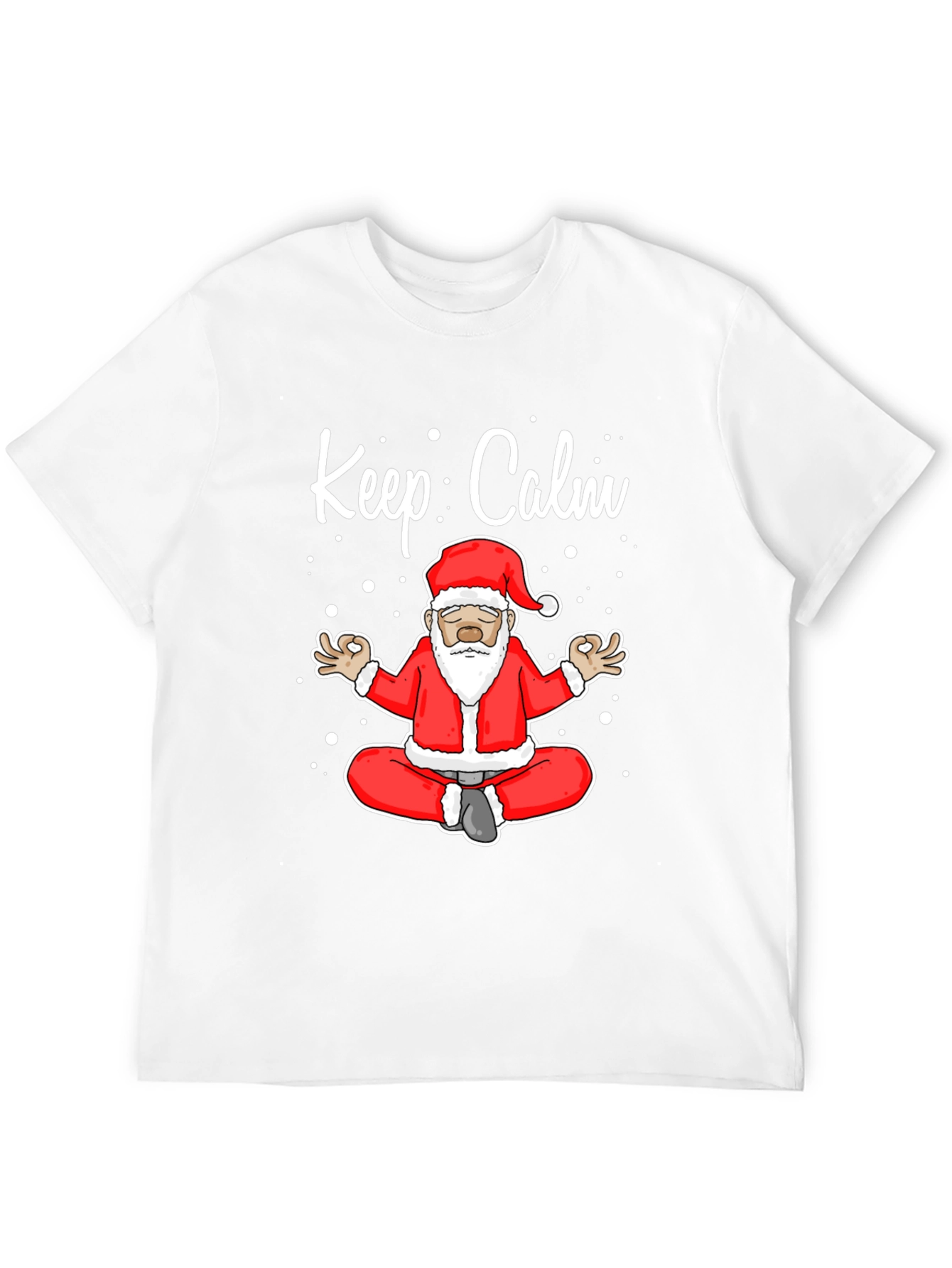 Keep Calm Santa Meditation T-Shirt