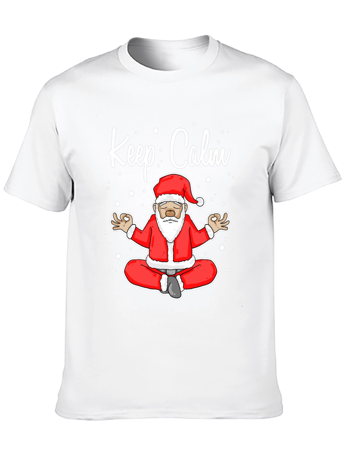 Keep Calm Santa Meditation T-Shirt