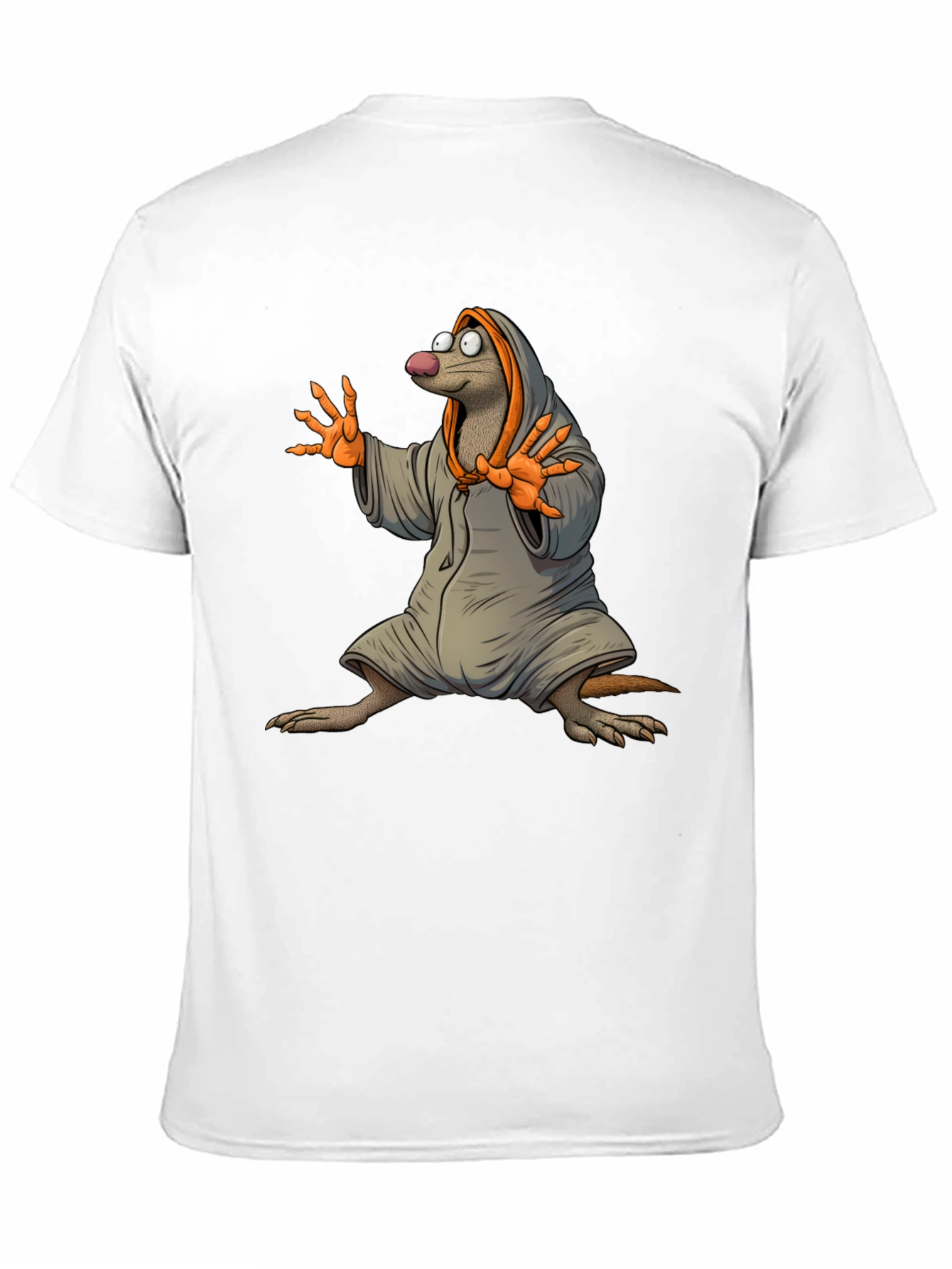 Mole in Robe Graphic T-Shirt - Black