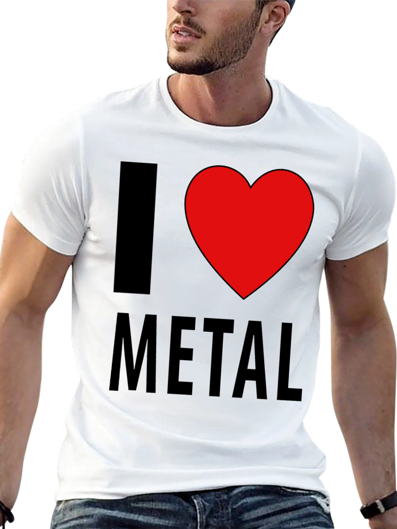 I Love Metal T-Shirt - Graphic Tee