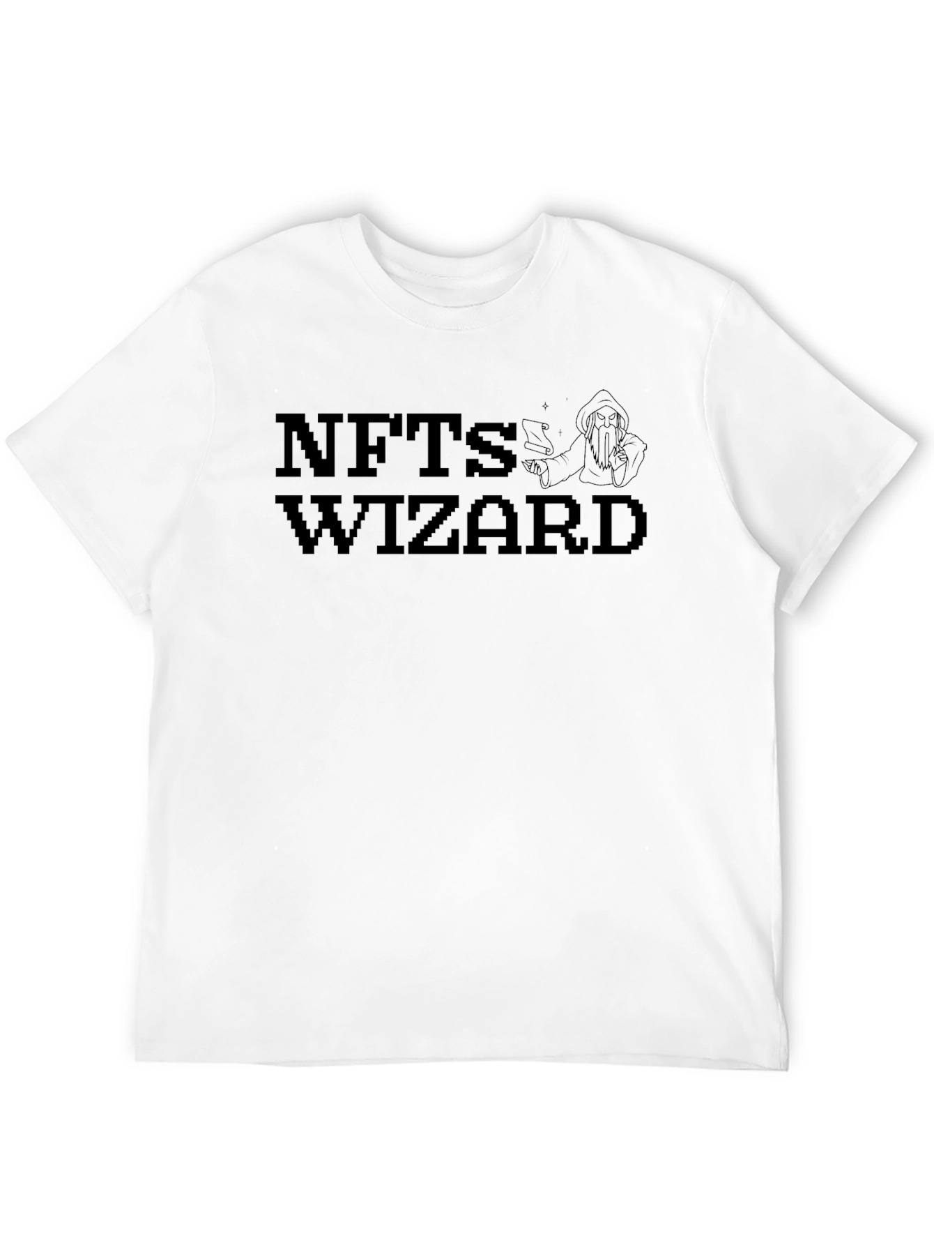 NFTs Wizard Graphic Tee - Crypto Art T-Shirt