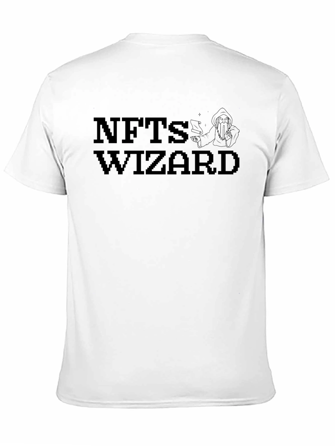 NFTs Wizard Graphic Tee - Crypto Art T-Shirt