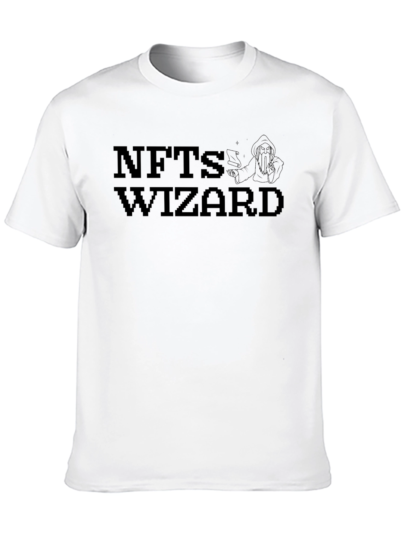 NFTs Wizard Graphic Tee - Crypto Art T-Shirt