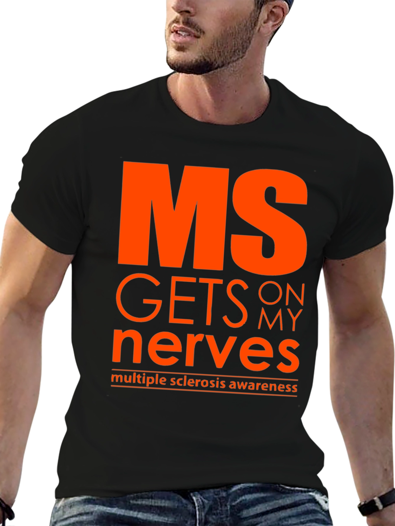 MS Awareness T-Shirt - Gets on My Nerves