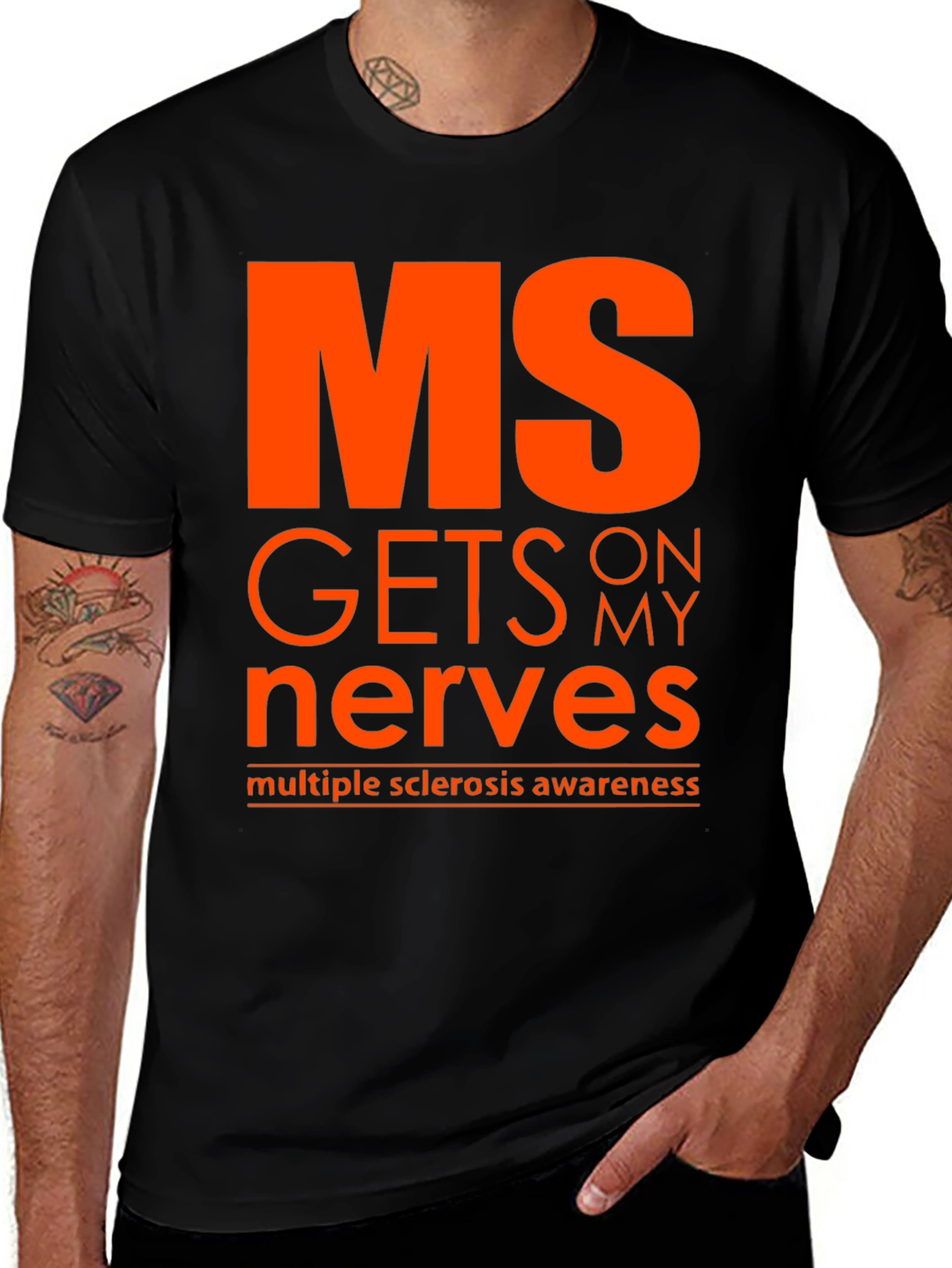 MS Awareness T-Shirt - Gets on My Nerves