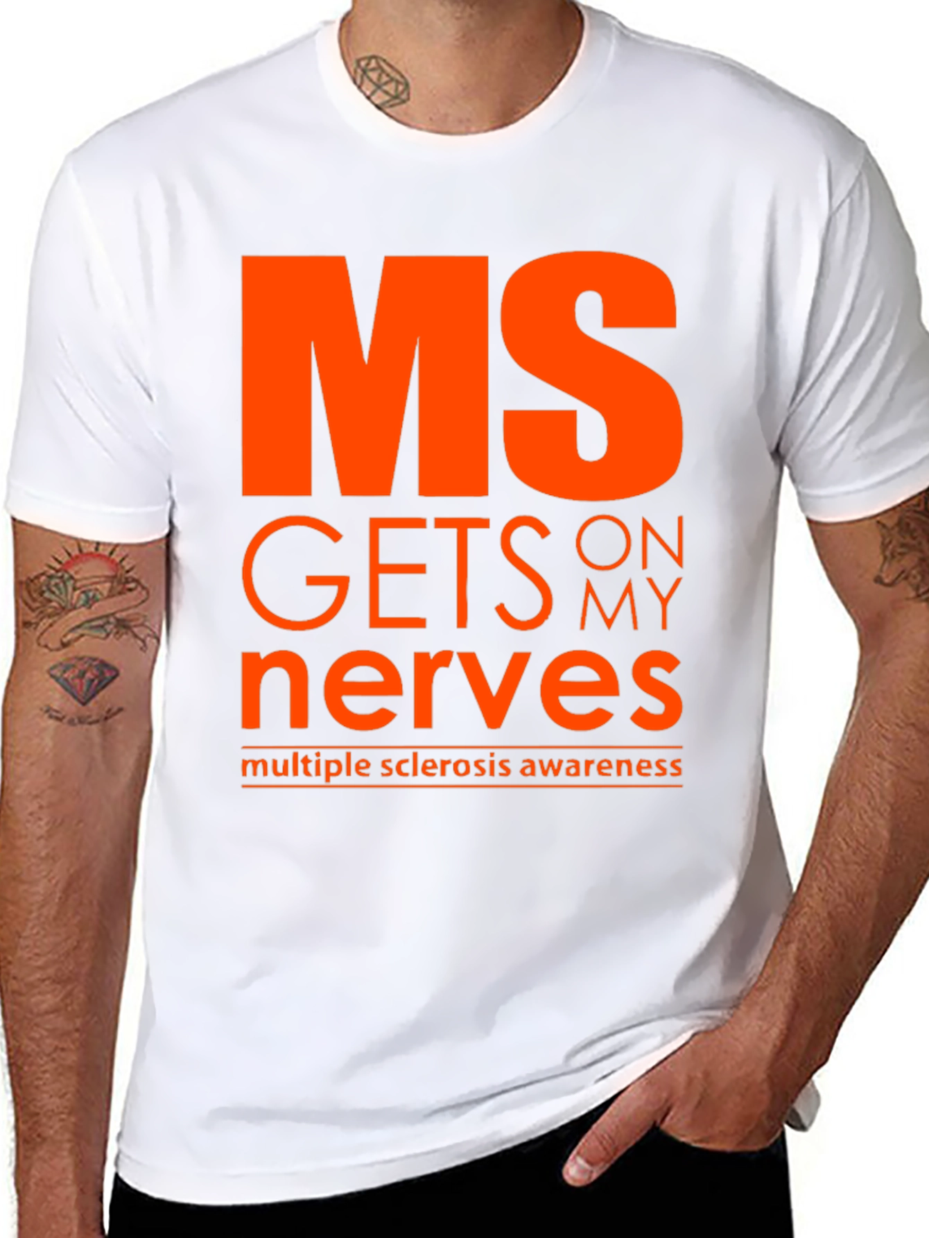 MS Awareness T-Shirt - Gets on My Nerves