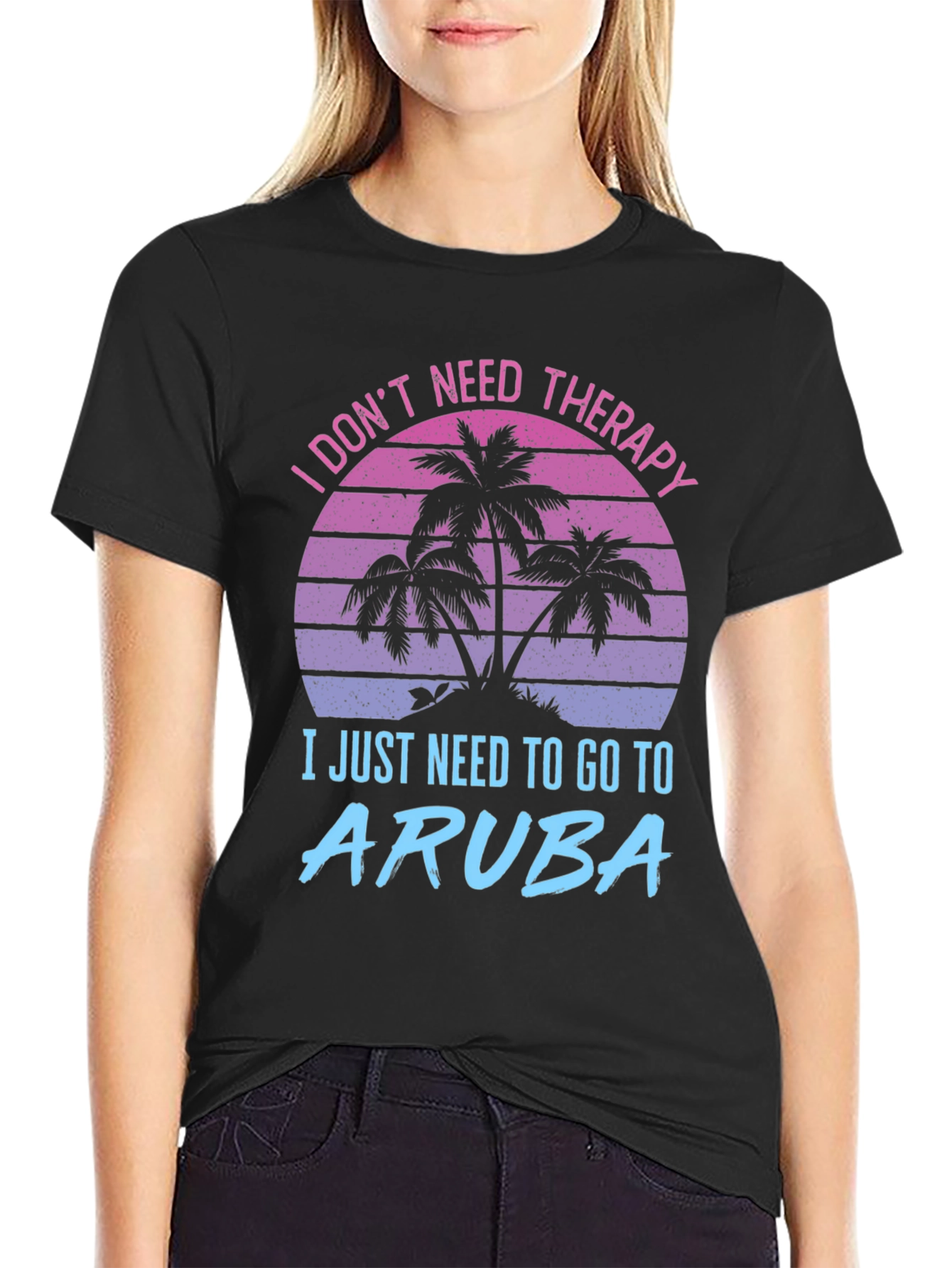 Aruba Therapy T-Shirt - Tropical Island Vibes