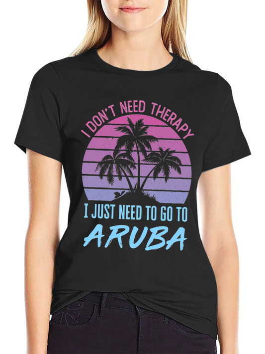 Aruba Therapy T-Shirt - Tropical Island Vibes